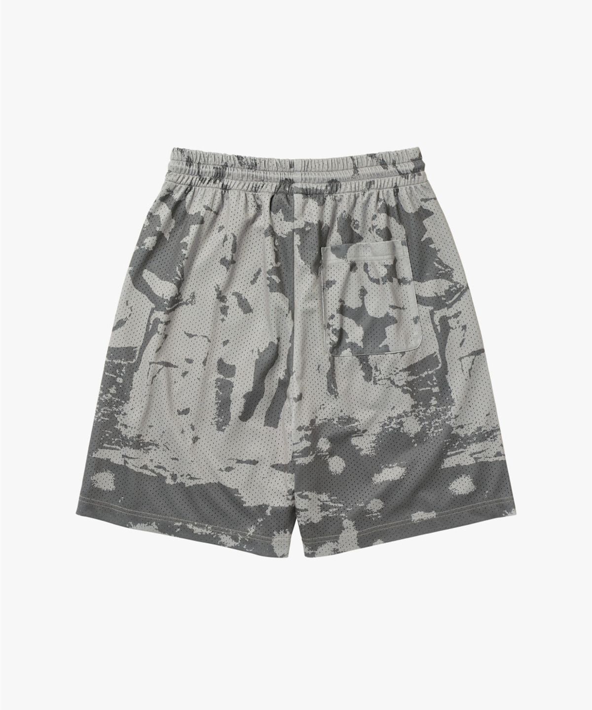 골스튜디오(GOALSTUDIO) FC MESH KNIT ALLOVER SHORTS-LIGHT GREY
