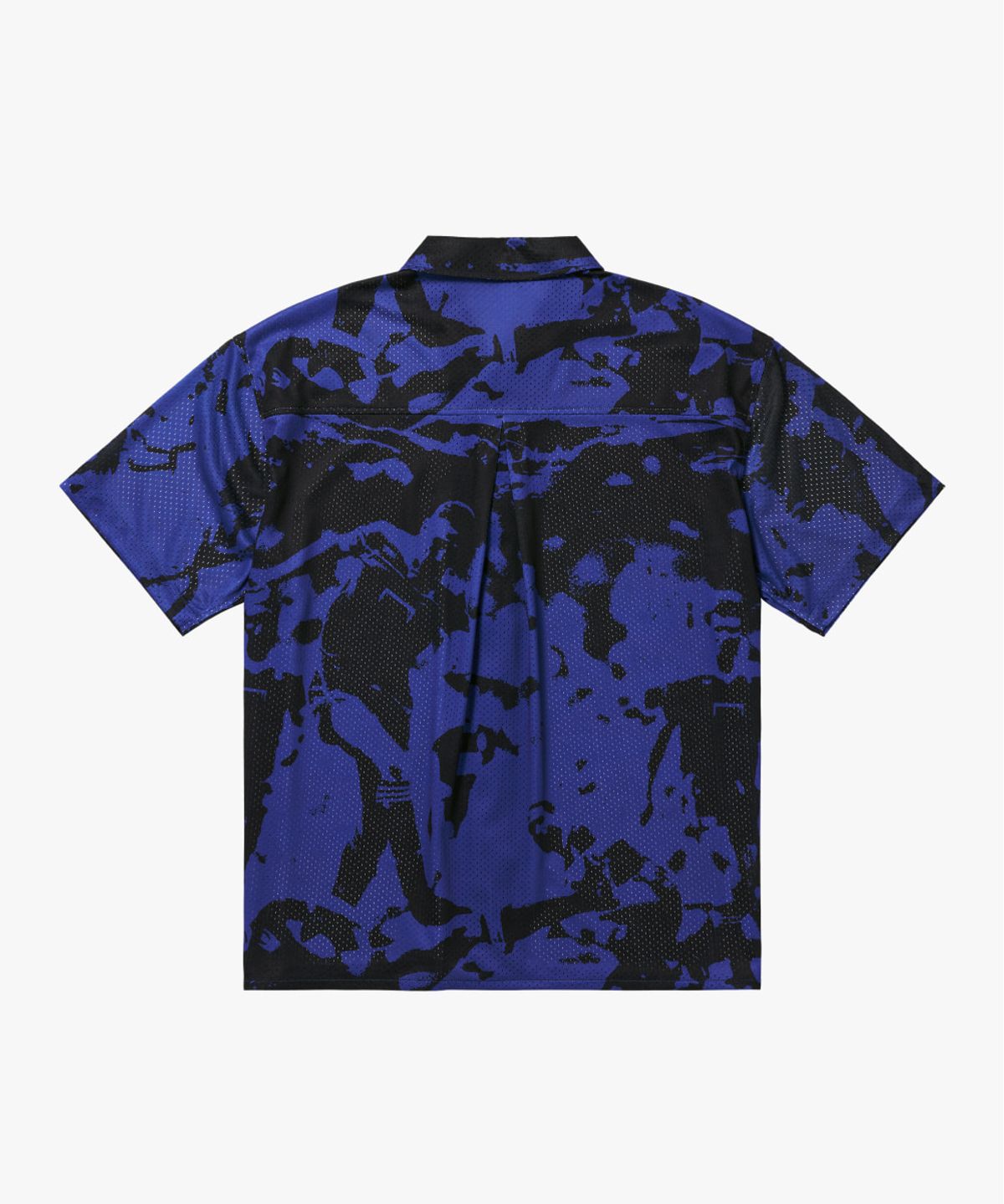 골스튜디오(GOALSTUDIO) FC MESH KNIT ALLOVER SHIRT-BLUE