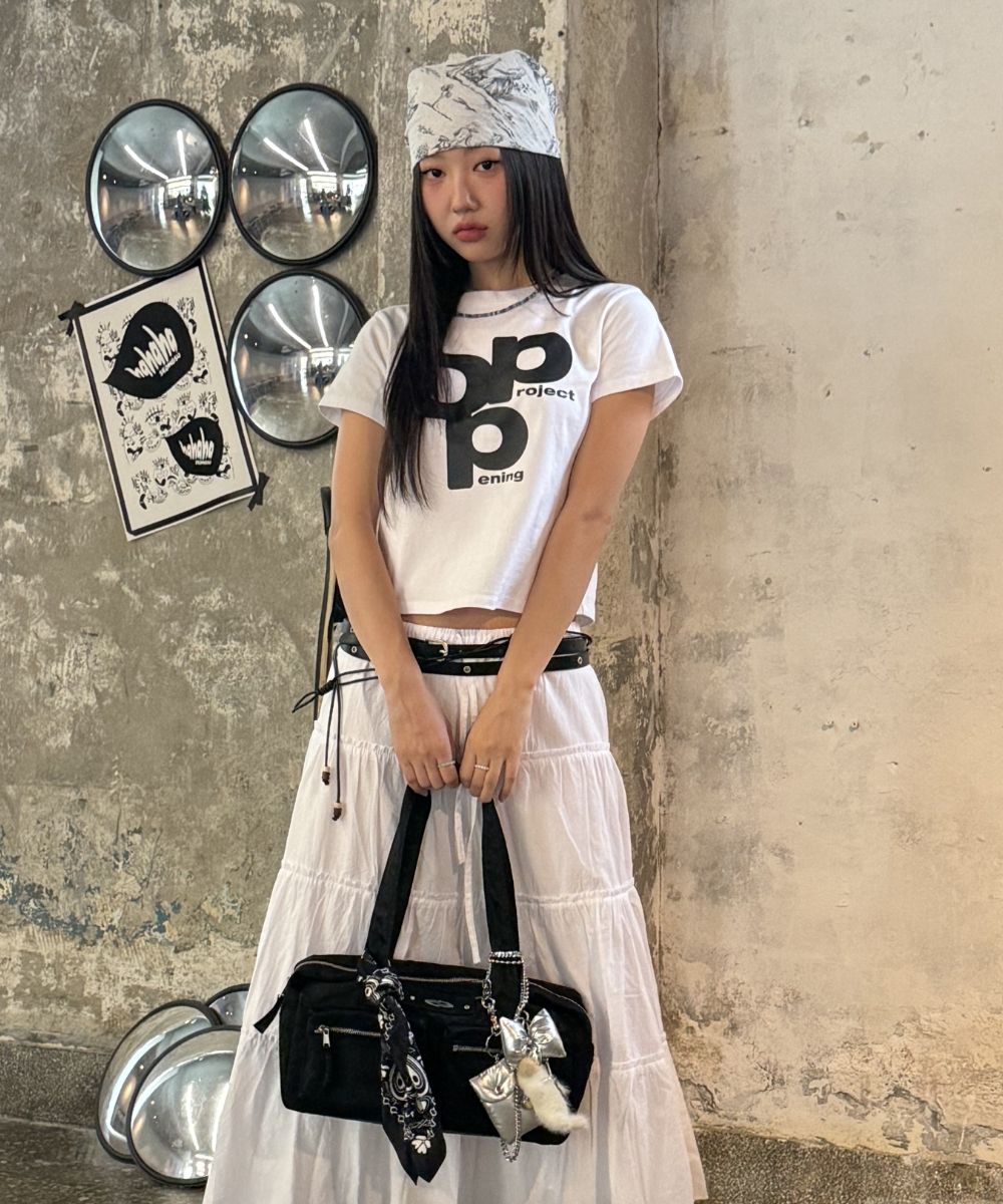 【Opening Project】 W OPP Logo T Shirt /追跡付 MUSINSA公式 | OPENING PROJECT W OPP Logo T Shirt - White