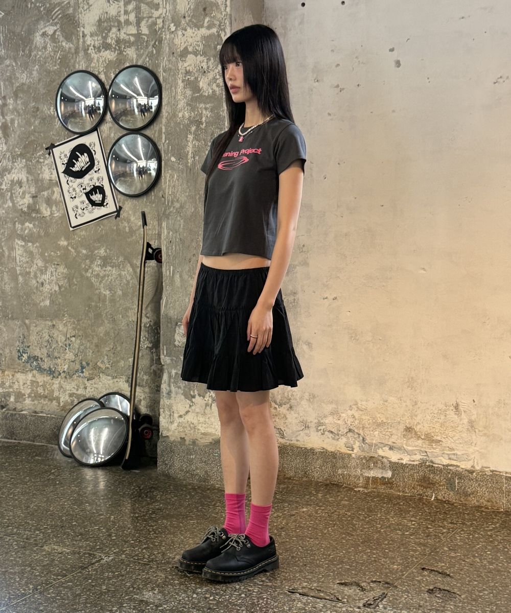 【OPENING PROJECT】 Identity T Shirt - Charcoal MUSINSA | OPENING PROJECT Identity T Shirt - Charcoal