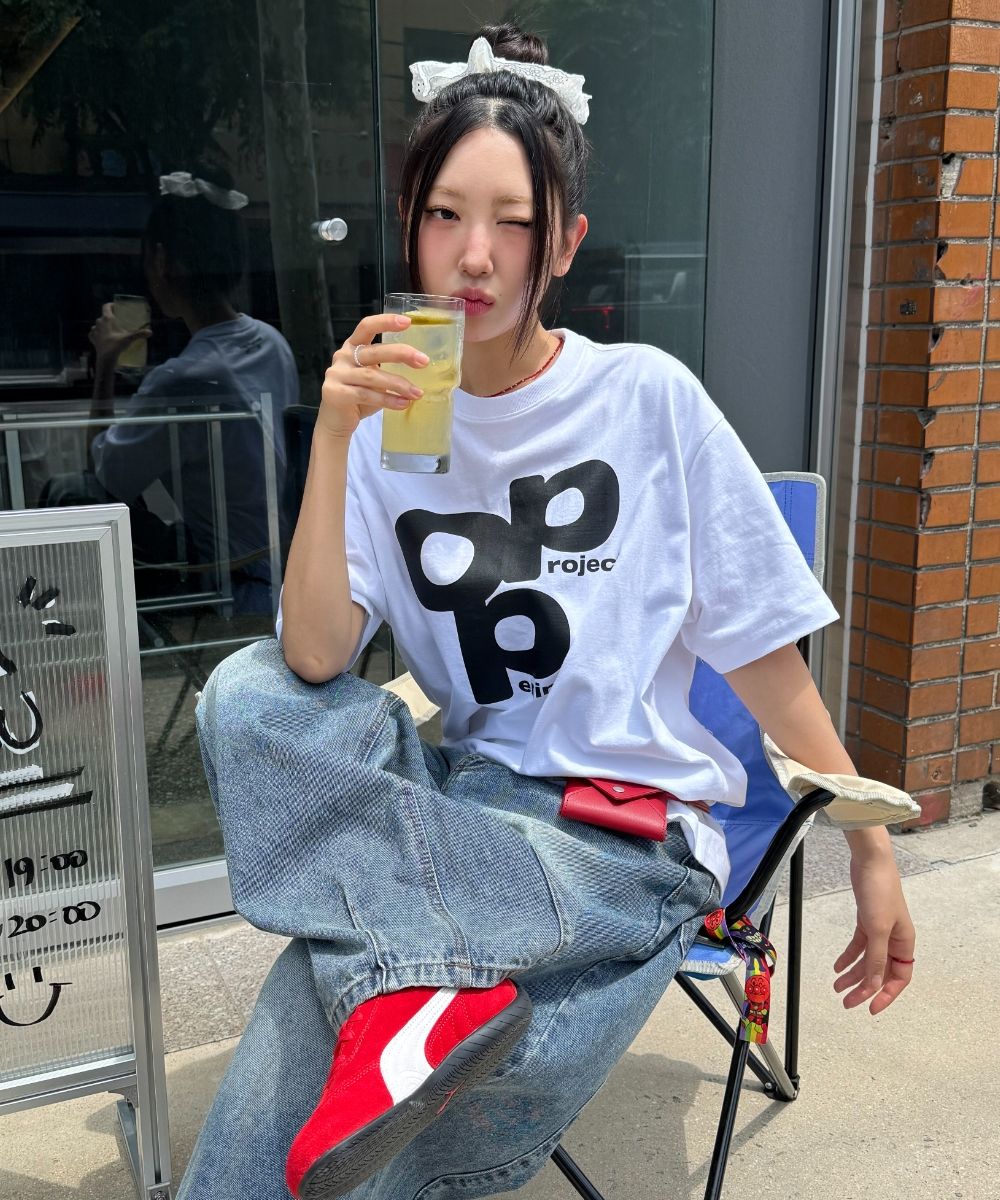 MUSINSA | OPENING PROJECT OPP Logo T Shirt - White