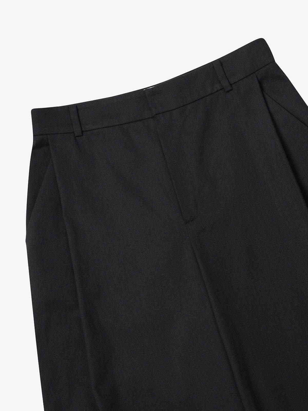 엘유브이엠(LUVM) STRAIGHT COTTON PANTS FOR MEN_BLACK