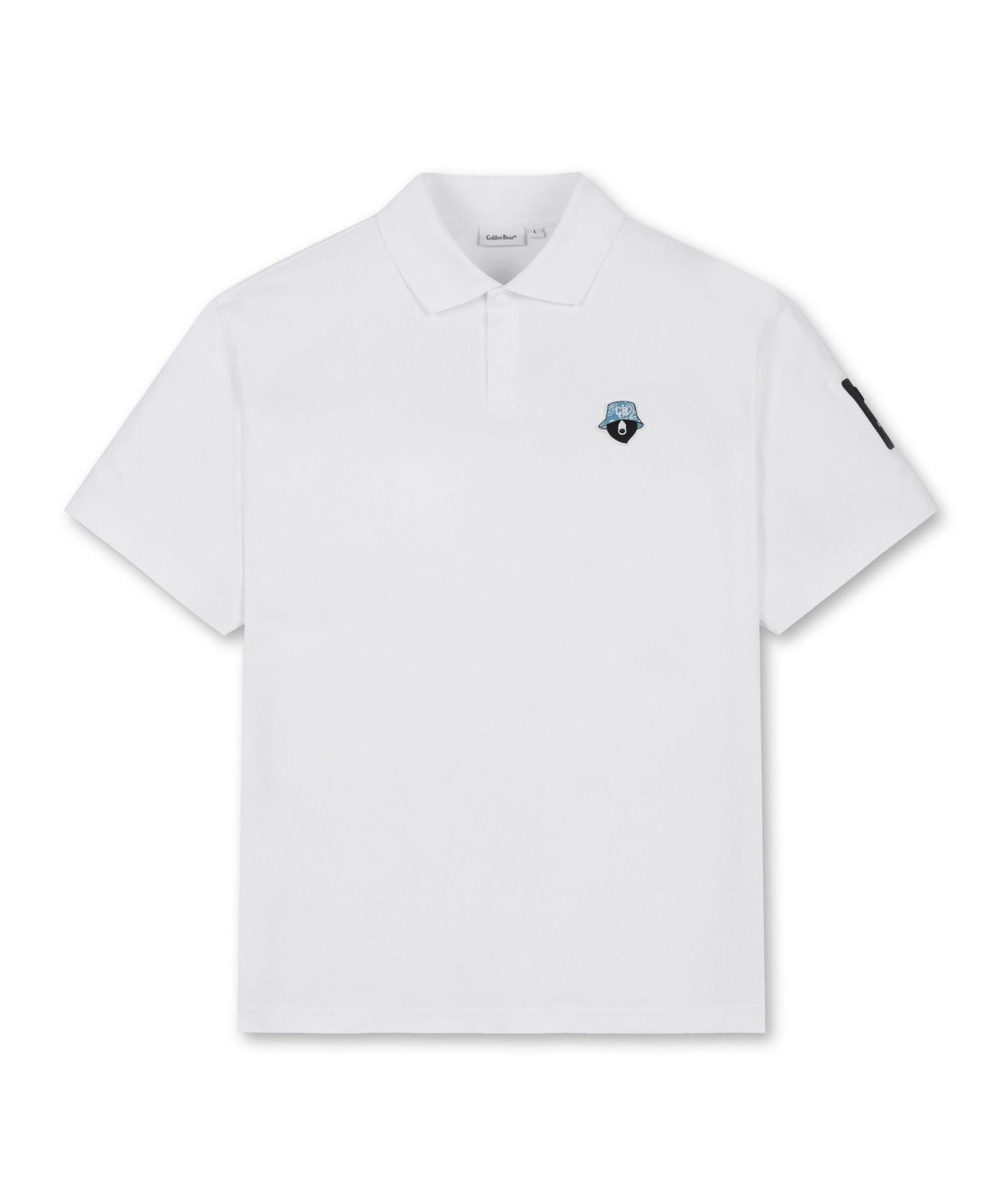 골든베어(GOLDEN BEAR) Paisley Printed Collar T-shirt_G4TAW25601WHX