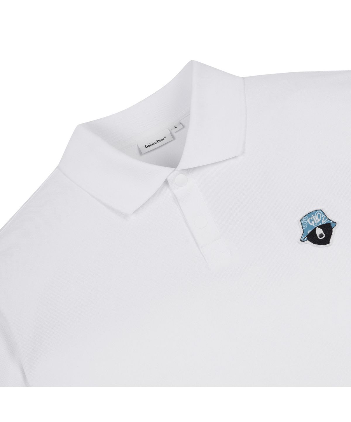 골든베어(GOLDEN BEAR) Paisley Printed Collar T-shirt_G4TAW25601WHX