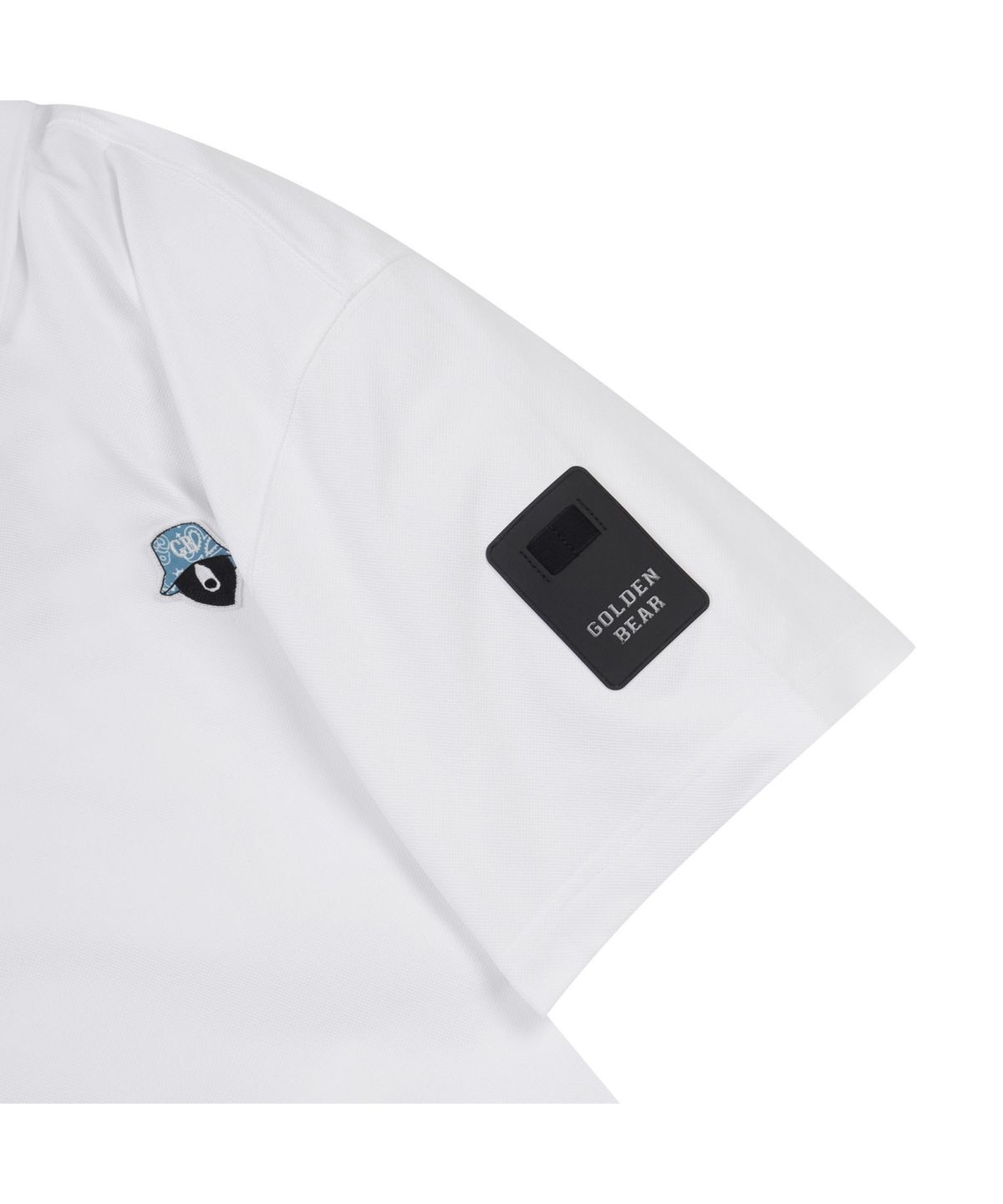 골든베어(GOLDEN BEAR) Paisley Printed Collar T-shirt_G4TAW25601WHX