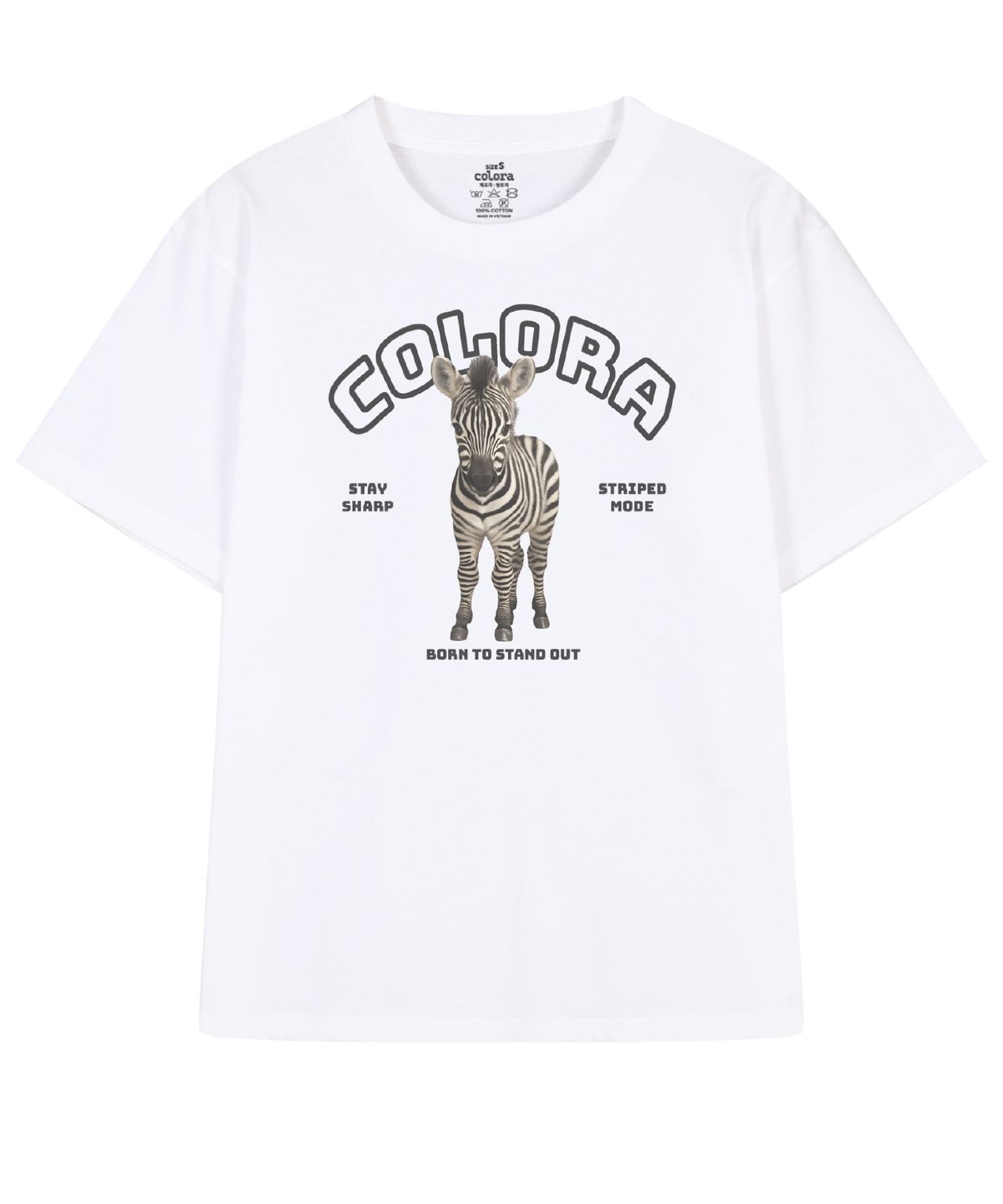 컬로라(COLORA) 컬로라 베이비 지브라 반팔 티셔츠 (3color)