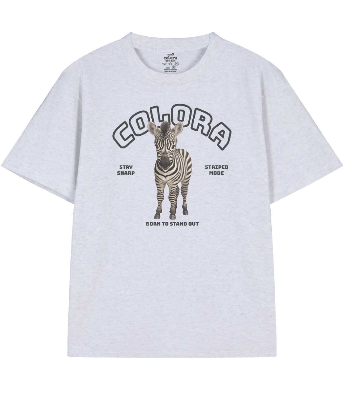 컬로라(COLORA) 컬로라 베이비 지브라 반팔 티셔츠 (3color)