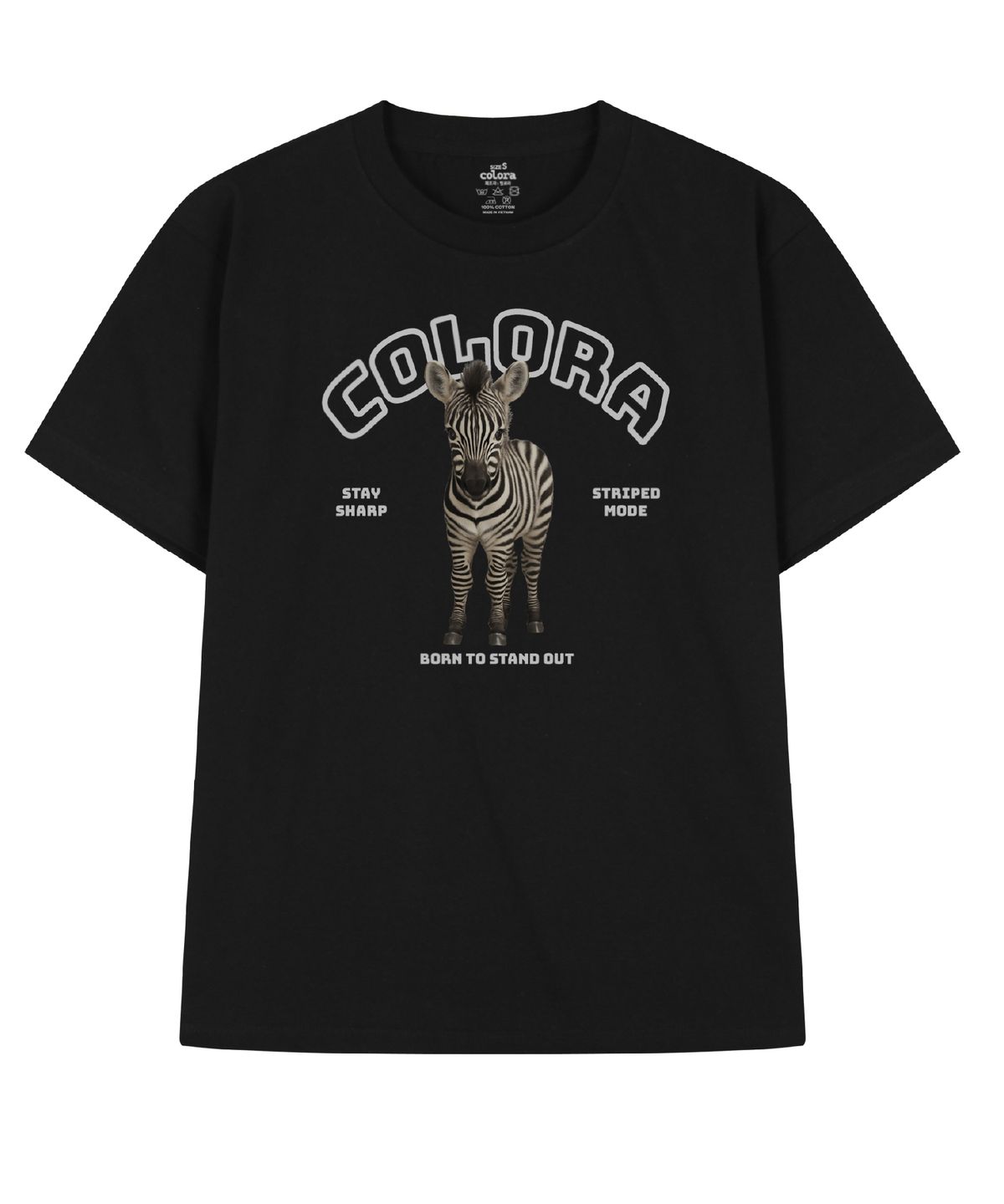 컬로라(COLORA) 컬로라 베이비 지브라 반팔 티셔츠 (3color)
