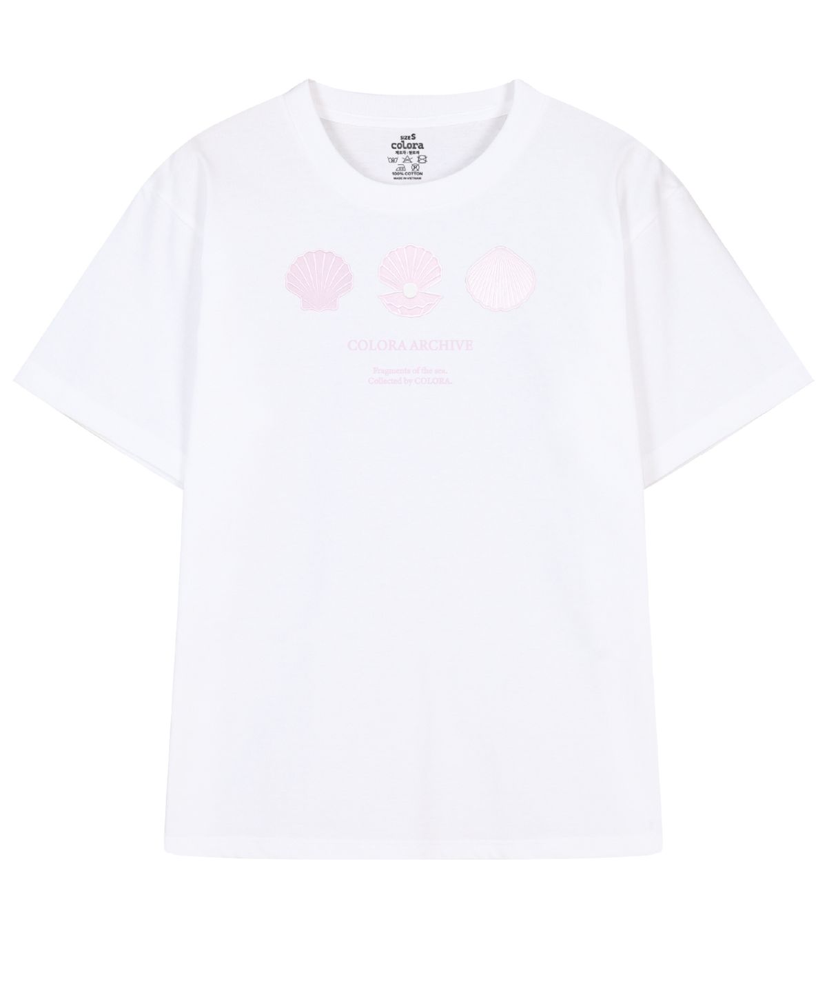 컬로라(COLORA) 씨 쉘 아카이브 반팔 티셔츠 (3color)