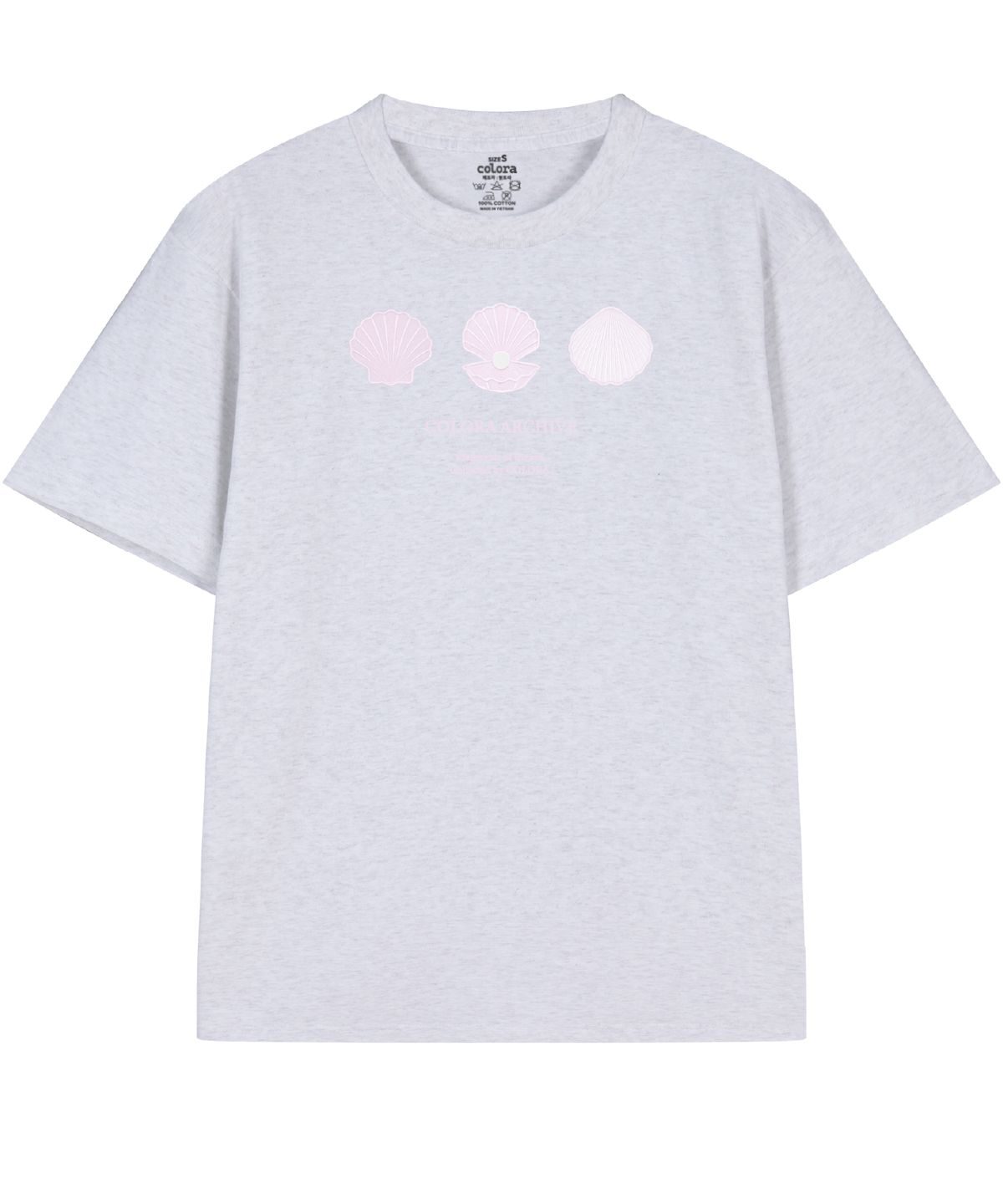 컬로라(COLORA) 씨 쉘 아카이브 반팔 티셔츠 (3color)