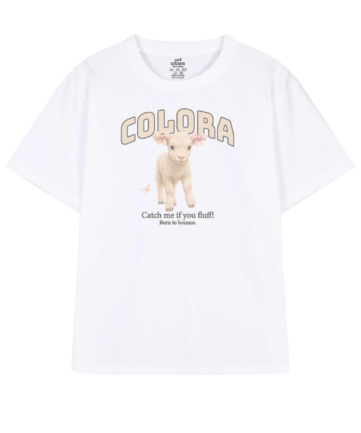 컬로라(COLORA) 캐치 미 이프 유 플루프 반팔 티셔츠 (3color)