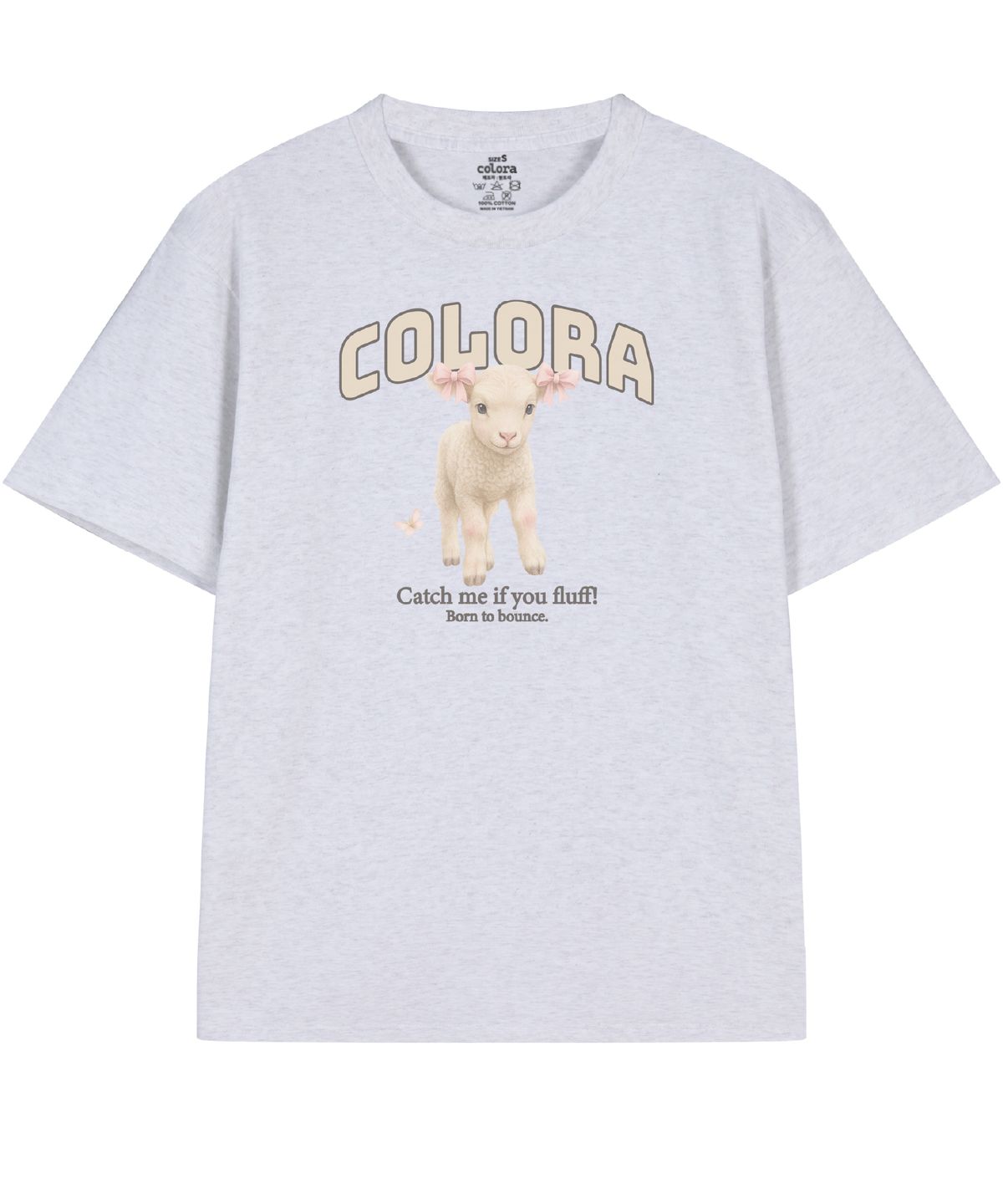 컬로라(COLORA) 캐치 미 이프 유 플루프 반팔 티셔츠 (3color)
