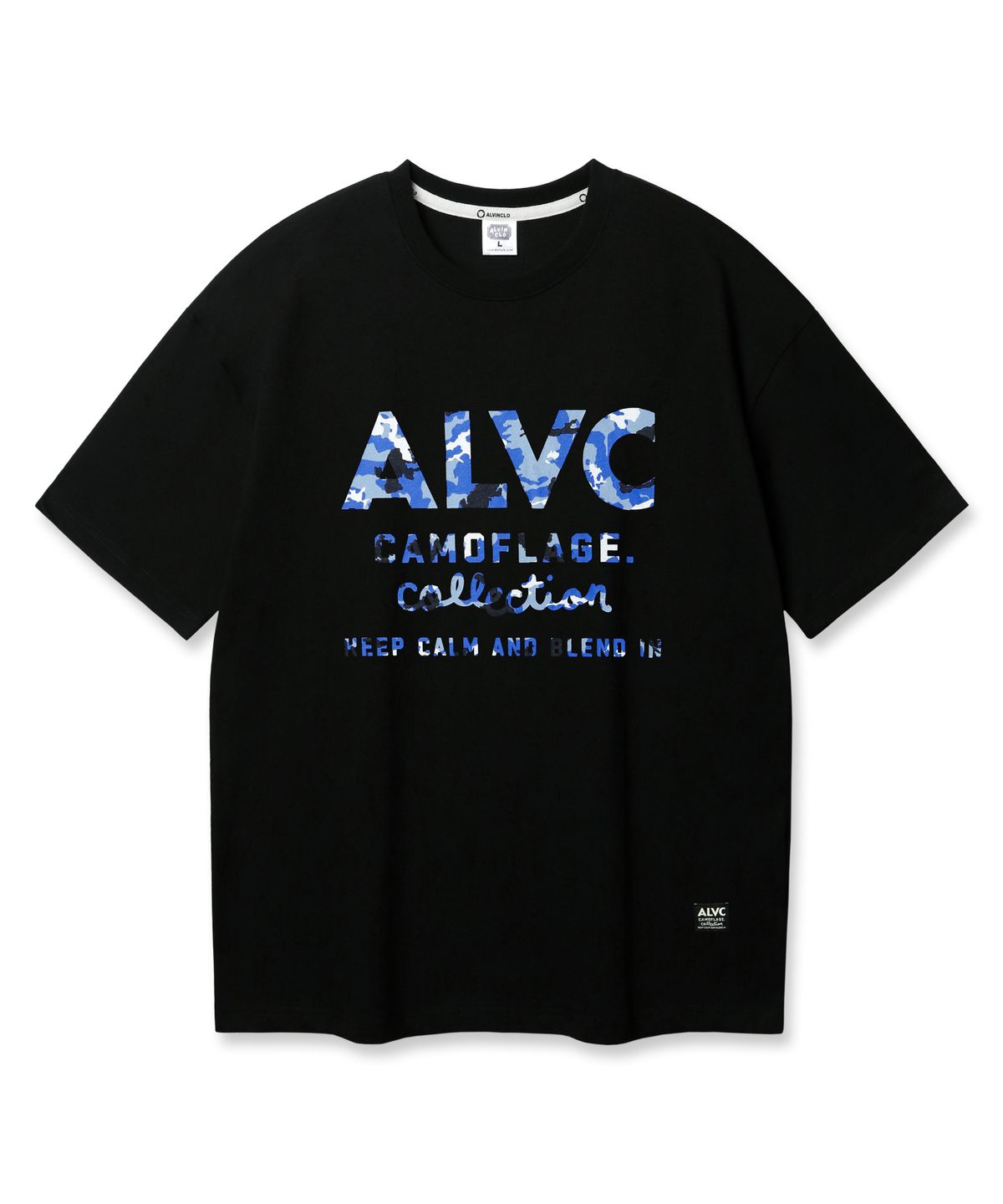 앨빈클로(ALVINCLO) ALVC 카모플라쥬 오버핏 반팔티 AST4776 (2 COLOR)
