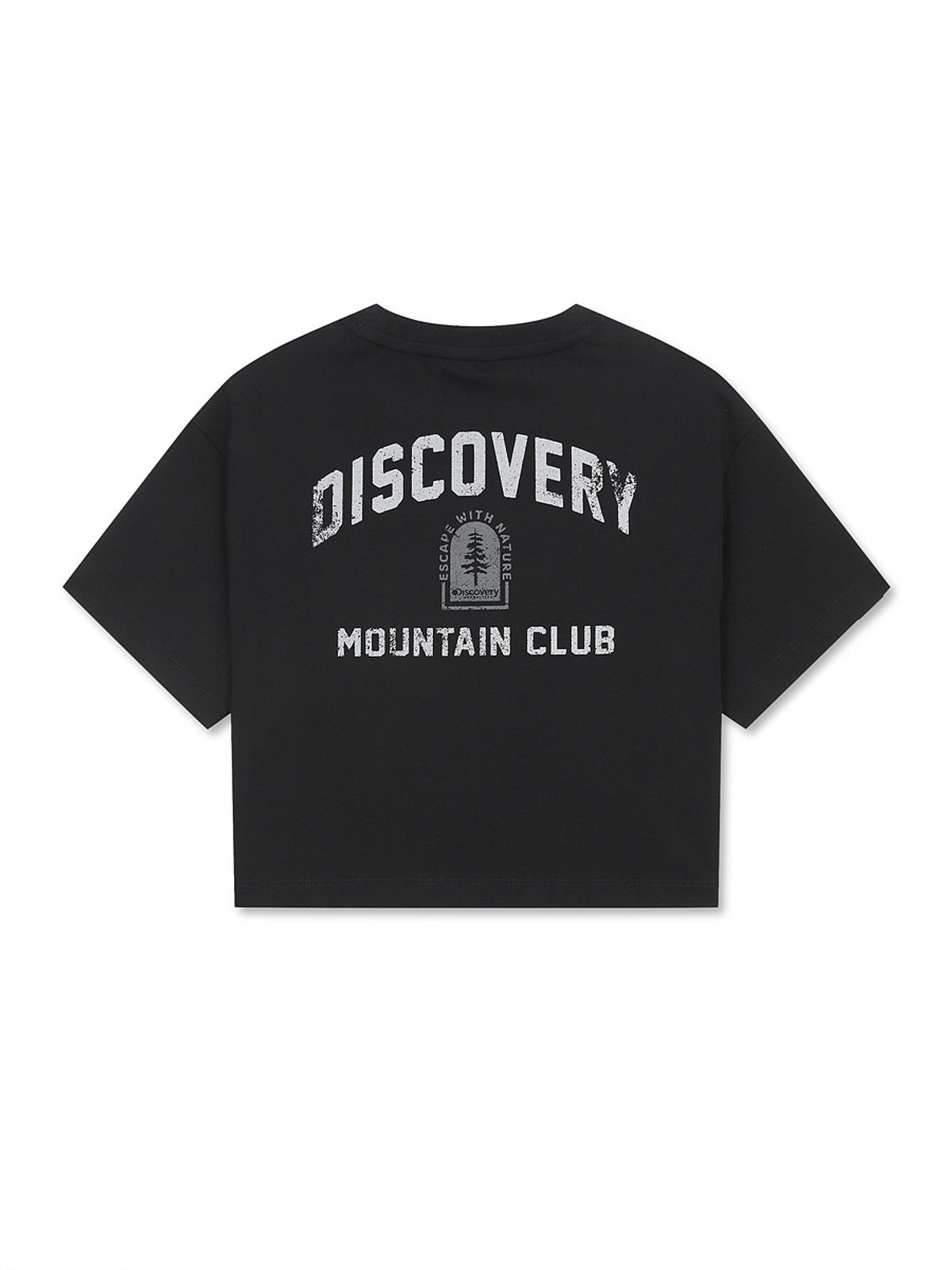디스커버리 키즈(DISCOVERY KIDS) 여아 프레시벤트 그래픽 반팔티셔츠 (BLACK)