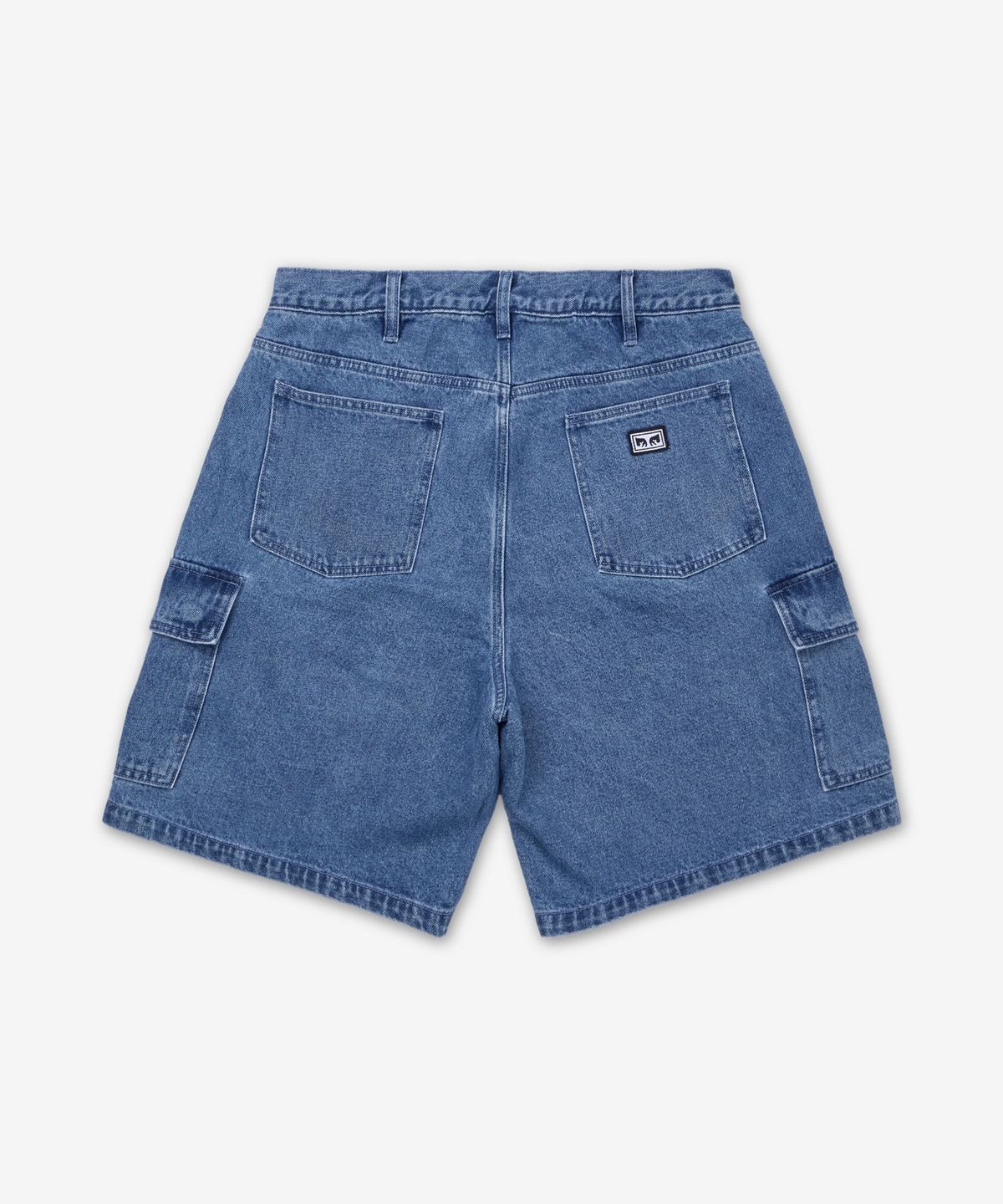 오베이(OBEY) 빅윅 배기 카고 데님 쇼츠 팬츠 - 라이트 인디고 / 172100085LIN