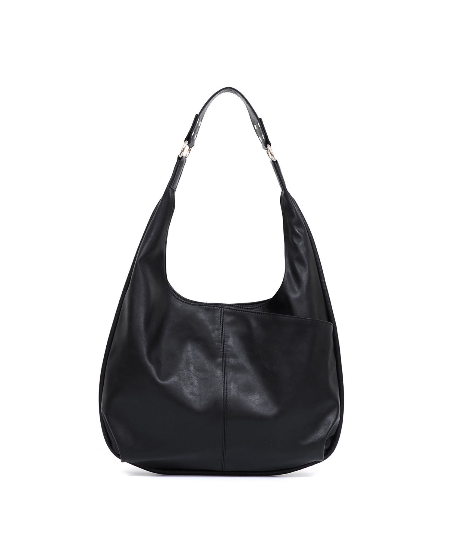 ★YEOMIM★ medium slash hobo bag (black) MUSINSA | YEOMIM medium slash hobo bag (black)