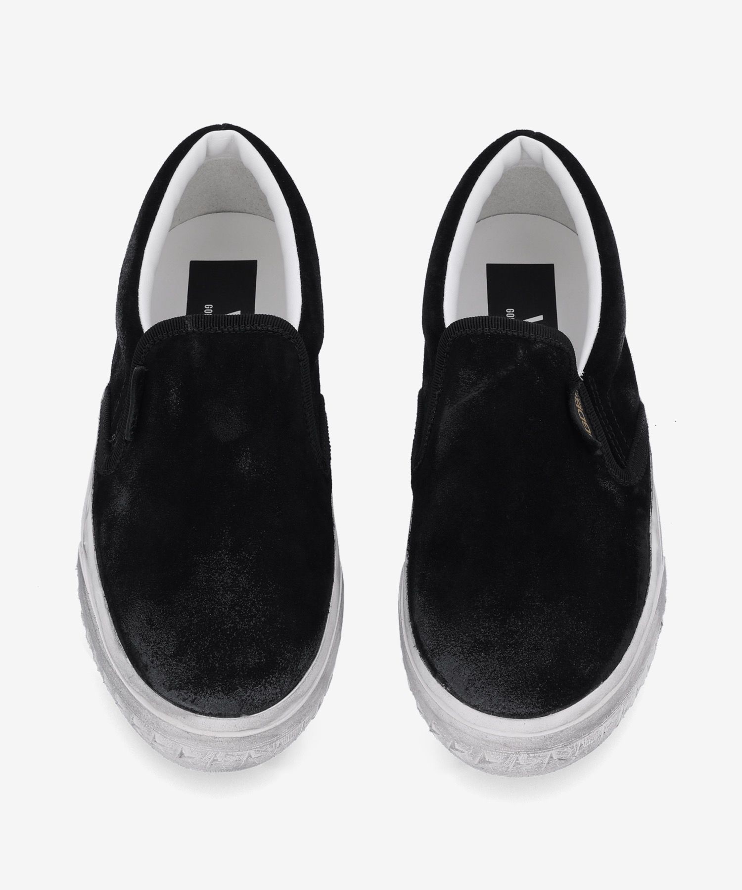 【関税込み】Golden Goose★VCEスニーカースリッポン GWF00306F Men's VCE Penstar in black suede with black leather heel tab
