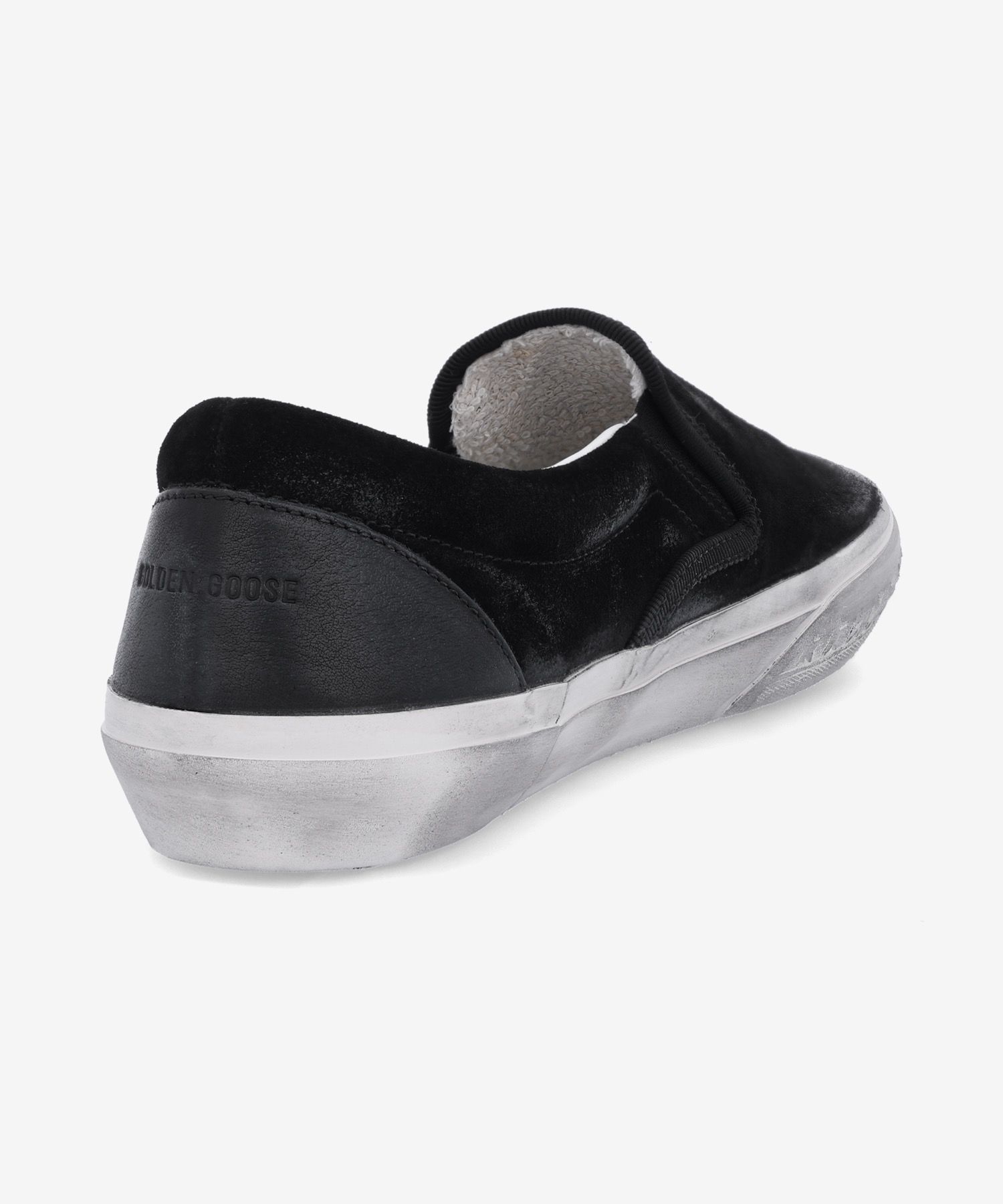 MUSINSA | GOLDEN GOOSE VCE Suede Sneakers - Black