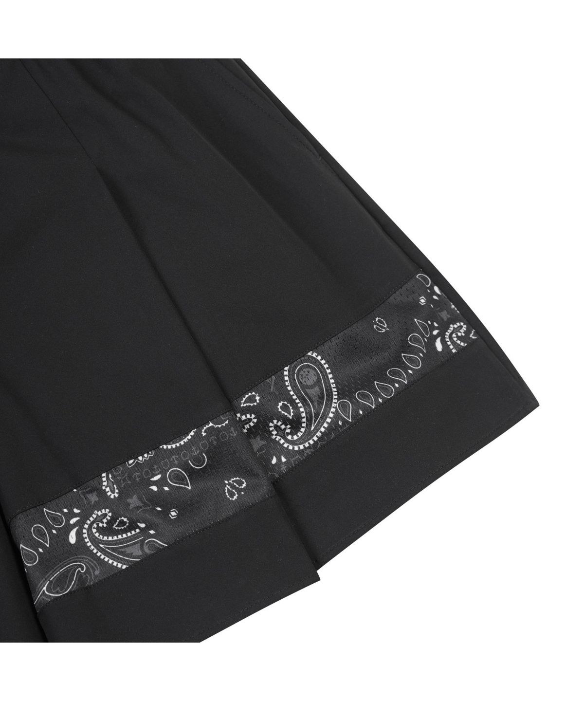 골든베어(GOLDEN BEAR) Paisley Printed Pleats Shorts_G5PAW25601BKX