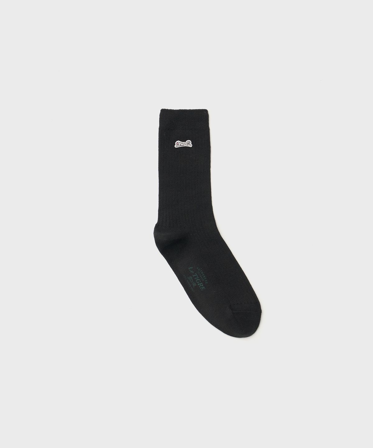 르티그레(LE TIGRE) Heritage Ribbed Socks (Black)