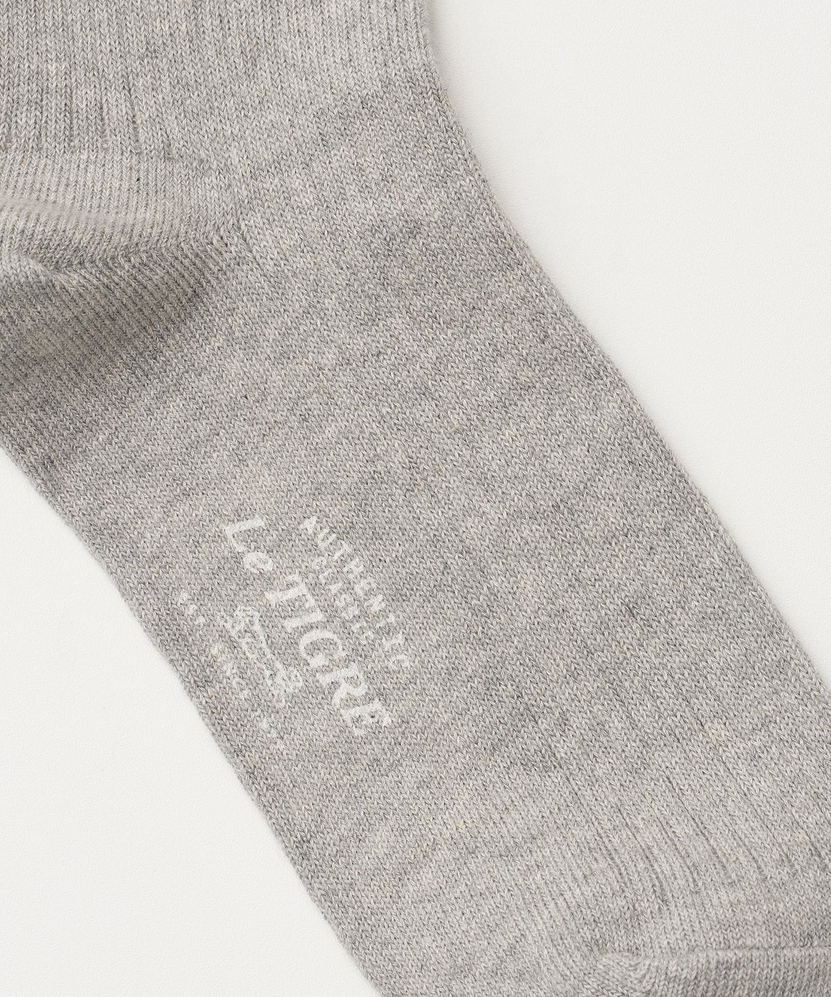 르티그레(LE TIGRE) Heritage Ribbed Socks (Heather Gray)