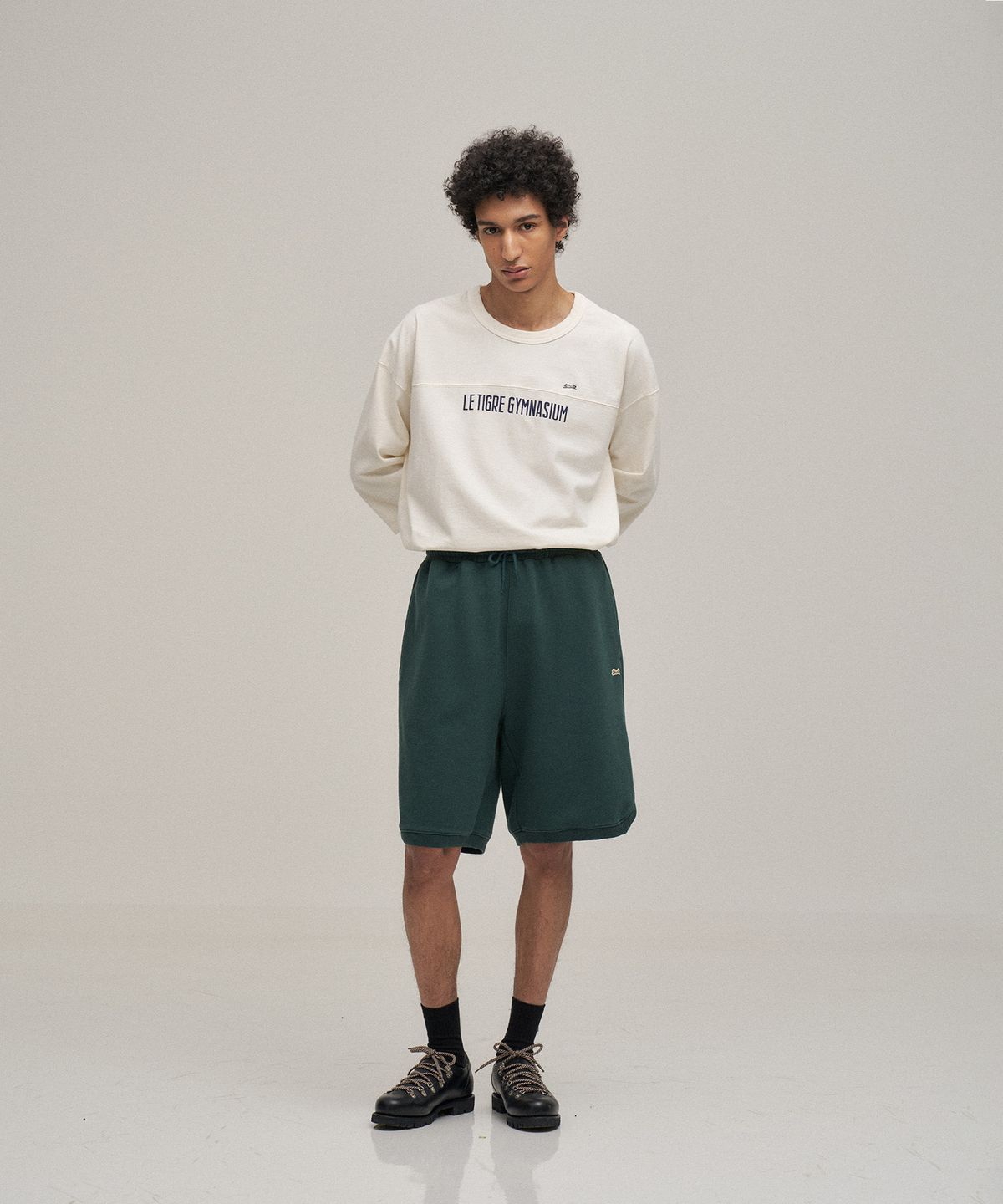 르티그레(LE TIGRE) Classic sweat shorts (Forest Green)