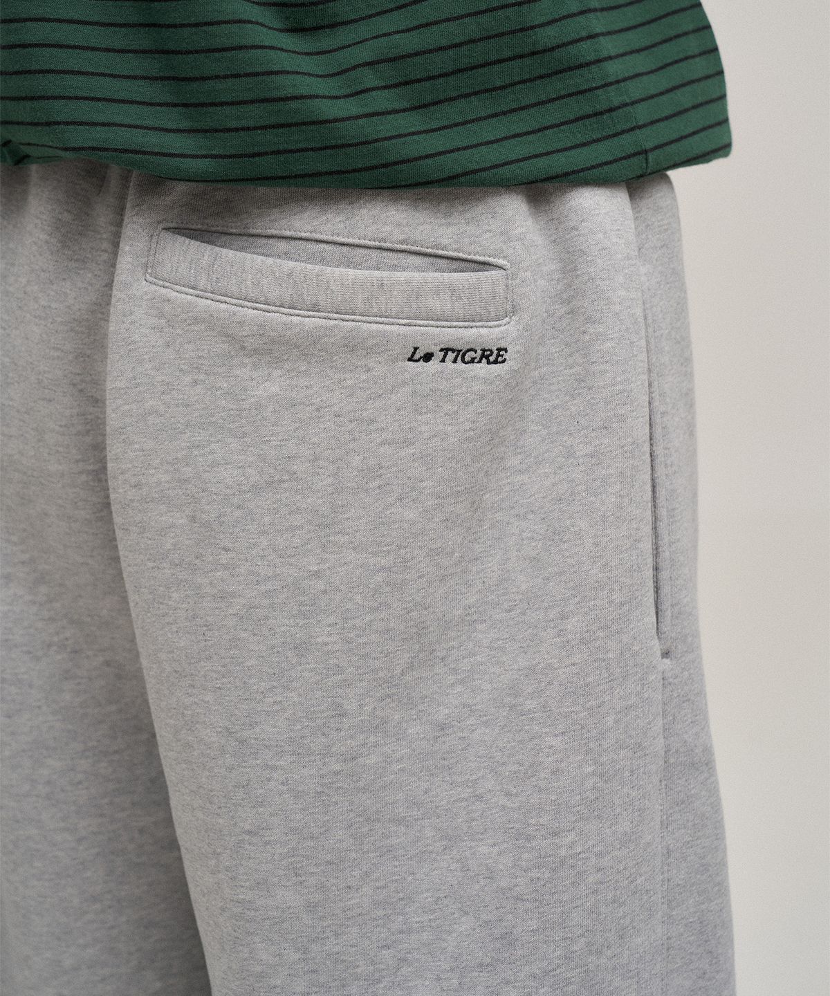 르티그레(LE TIGRE) Classic sweat shorts (Heather Gray)