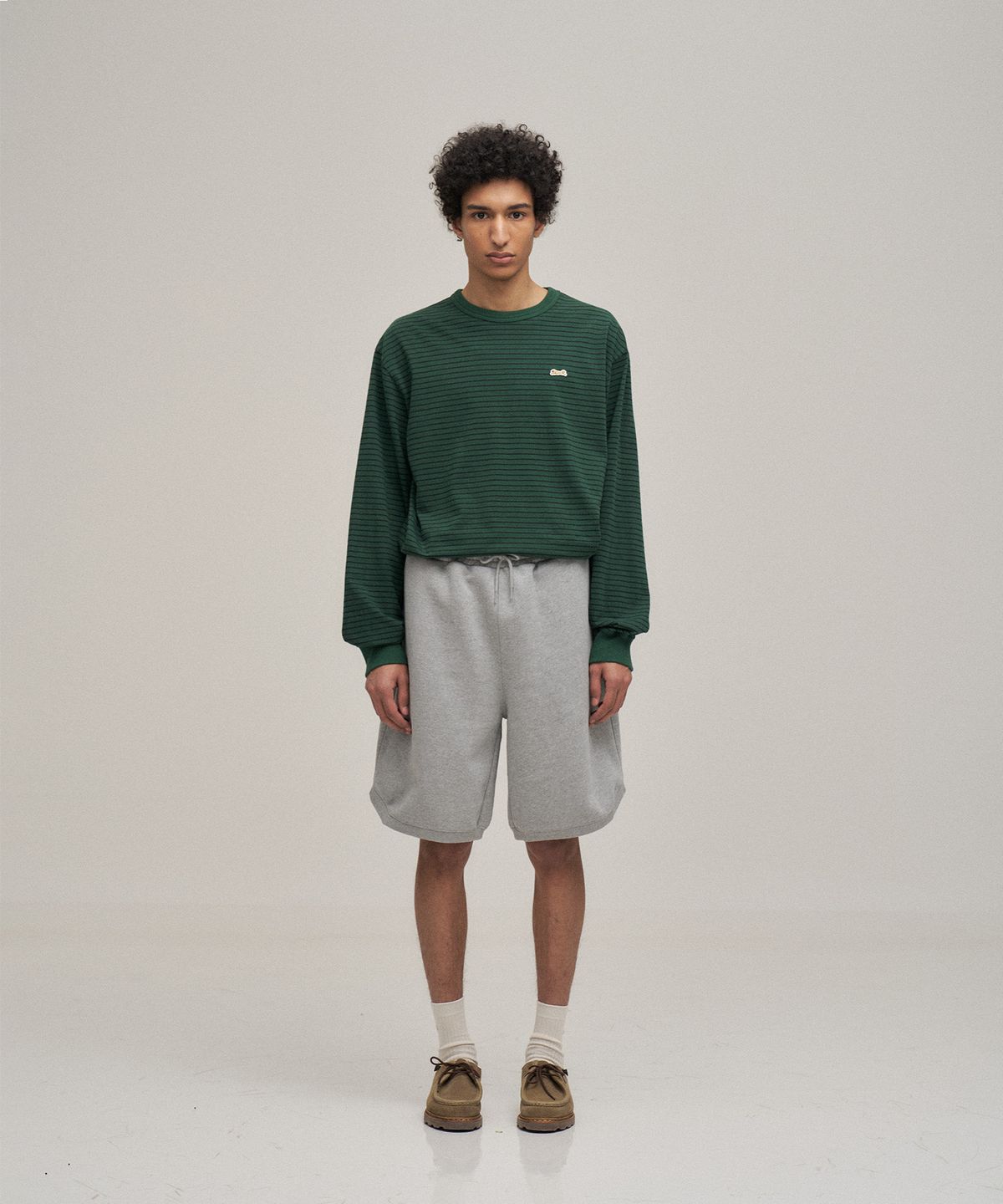 르티그레(LE TIGRE) Classic sweat shorts (Heather Gray)
