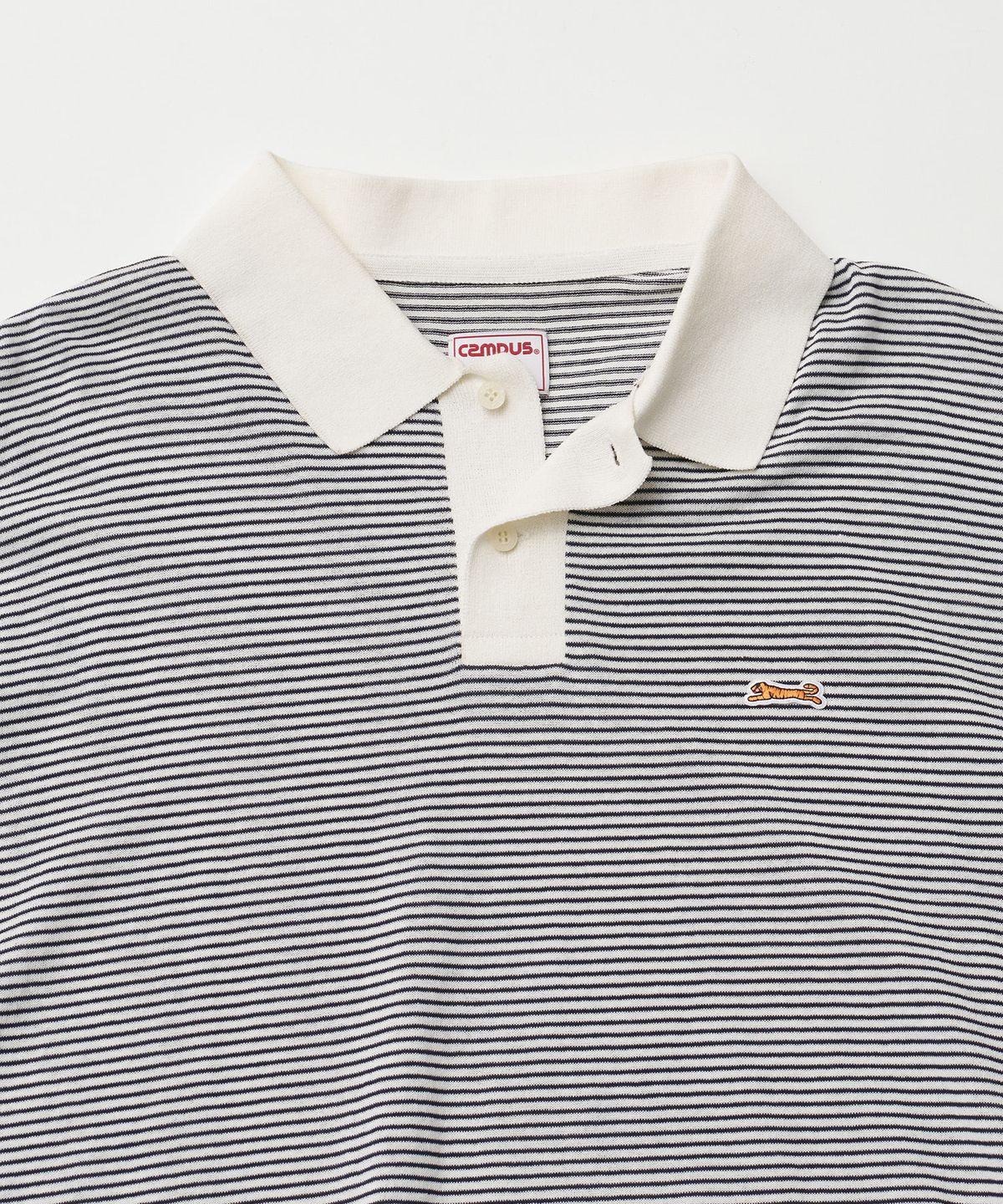 르티그레(LE TIGRE) Tropical polo knit Pullover (Stripe)