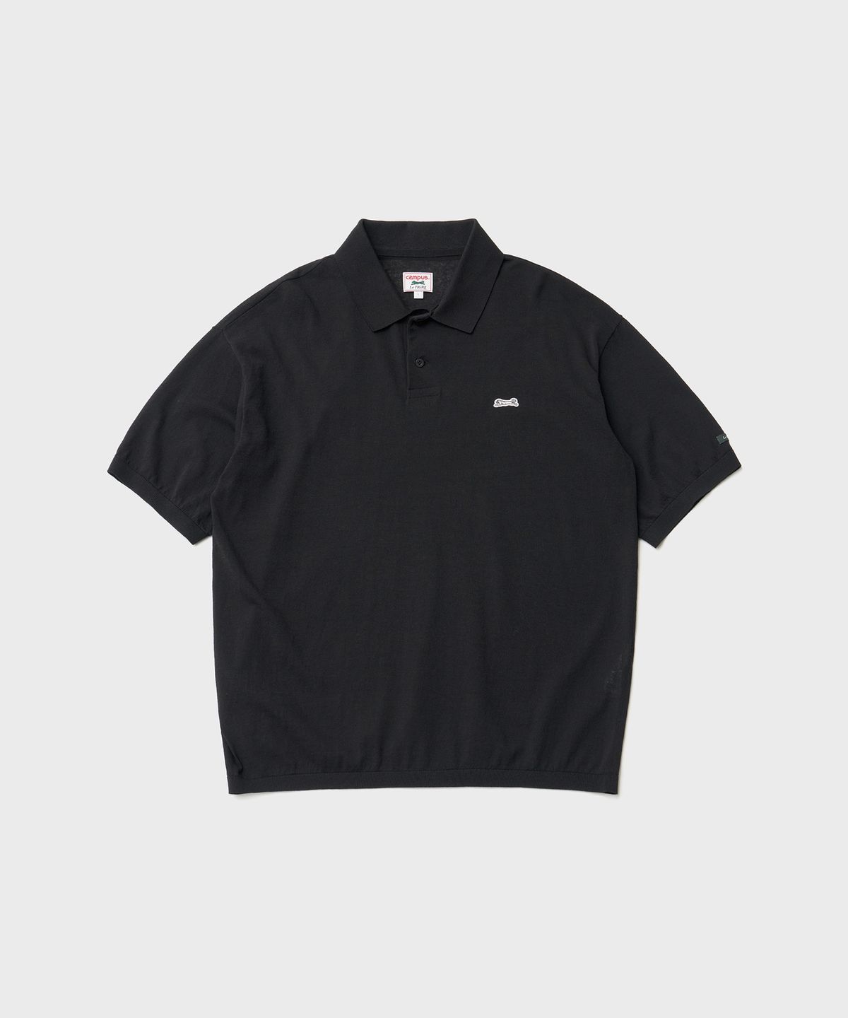 르티그레(LE TIGRE) Tropical polo knit Pullover (Black)