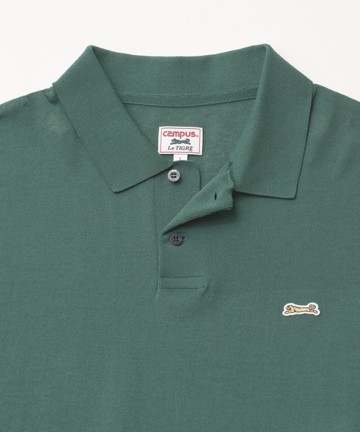 르티그레(LE TIGRE) Tropical polo knit Pullover (Kelly Green)
