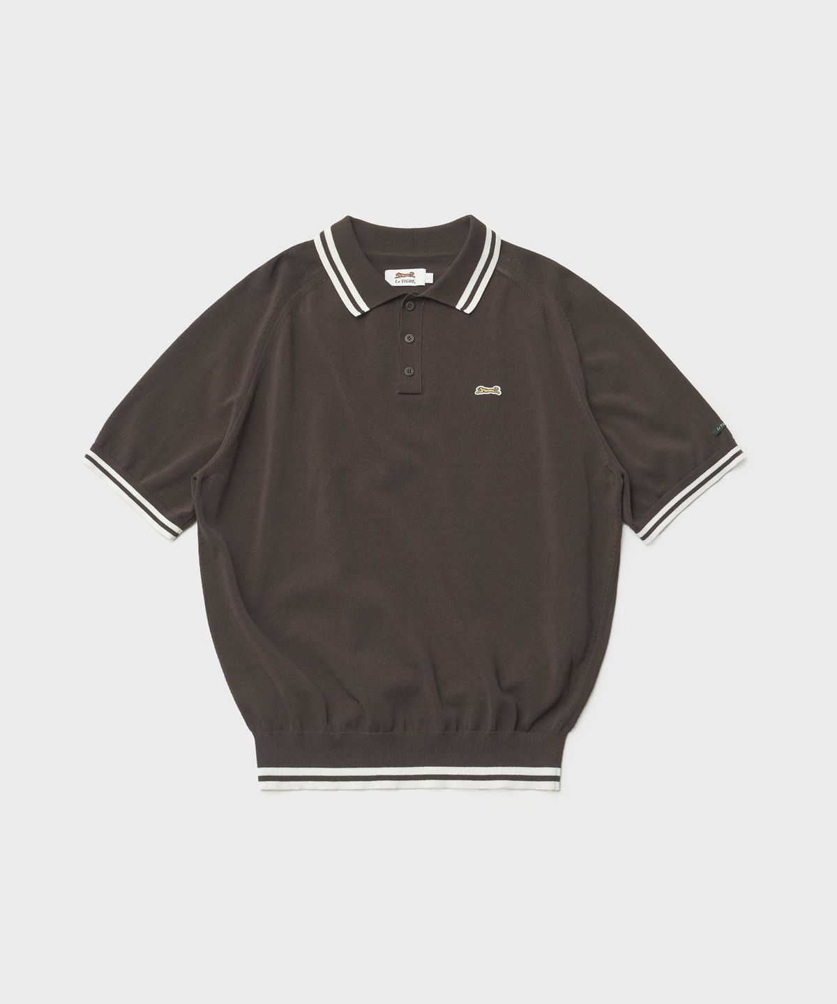 르티그레(LE TIGRE) Tennis polo knit (Mild Brown)