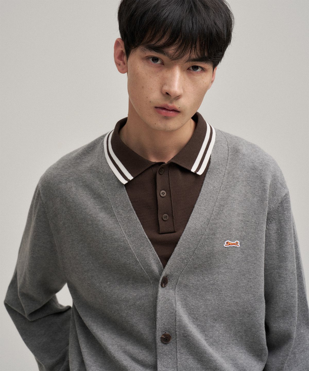 르티그레(LE TIGRE) Tennis polo knit (Mild Brown)