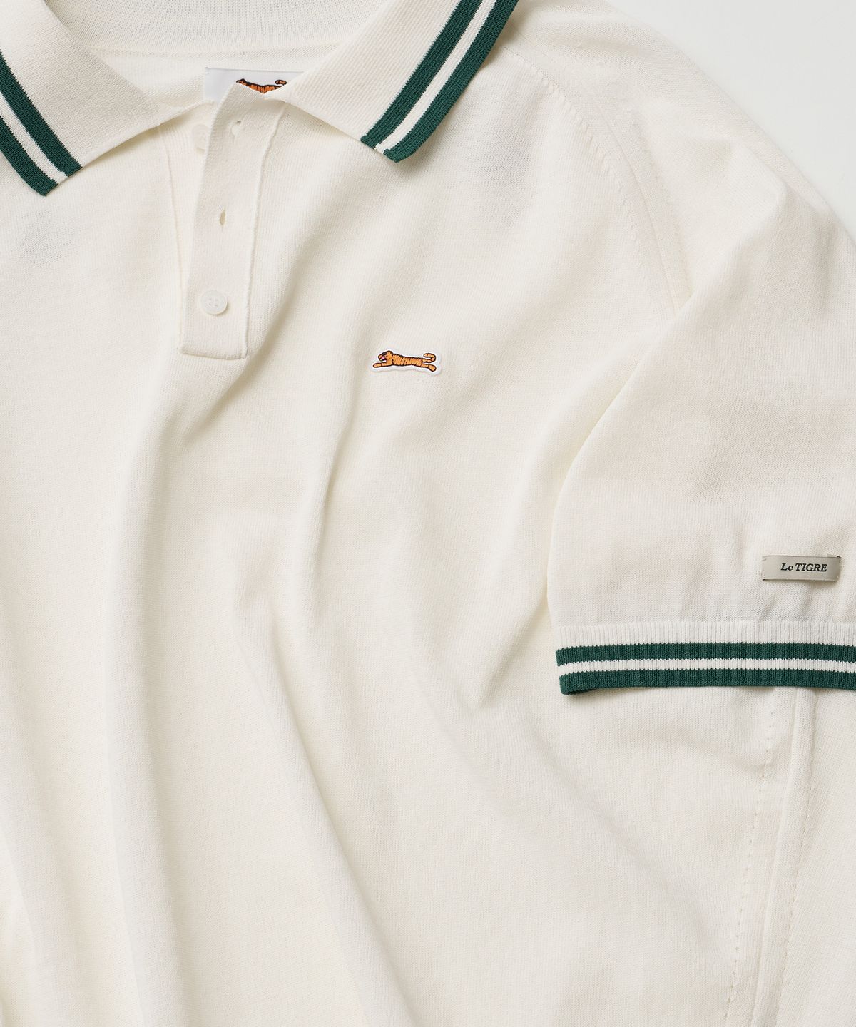 르티그레(LE TIGRE) Tennis polo knit (Off White)