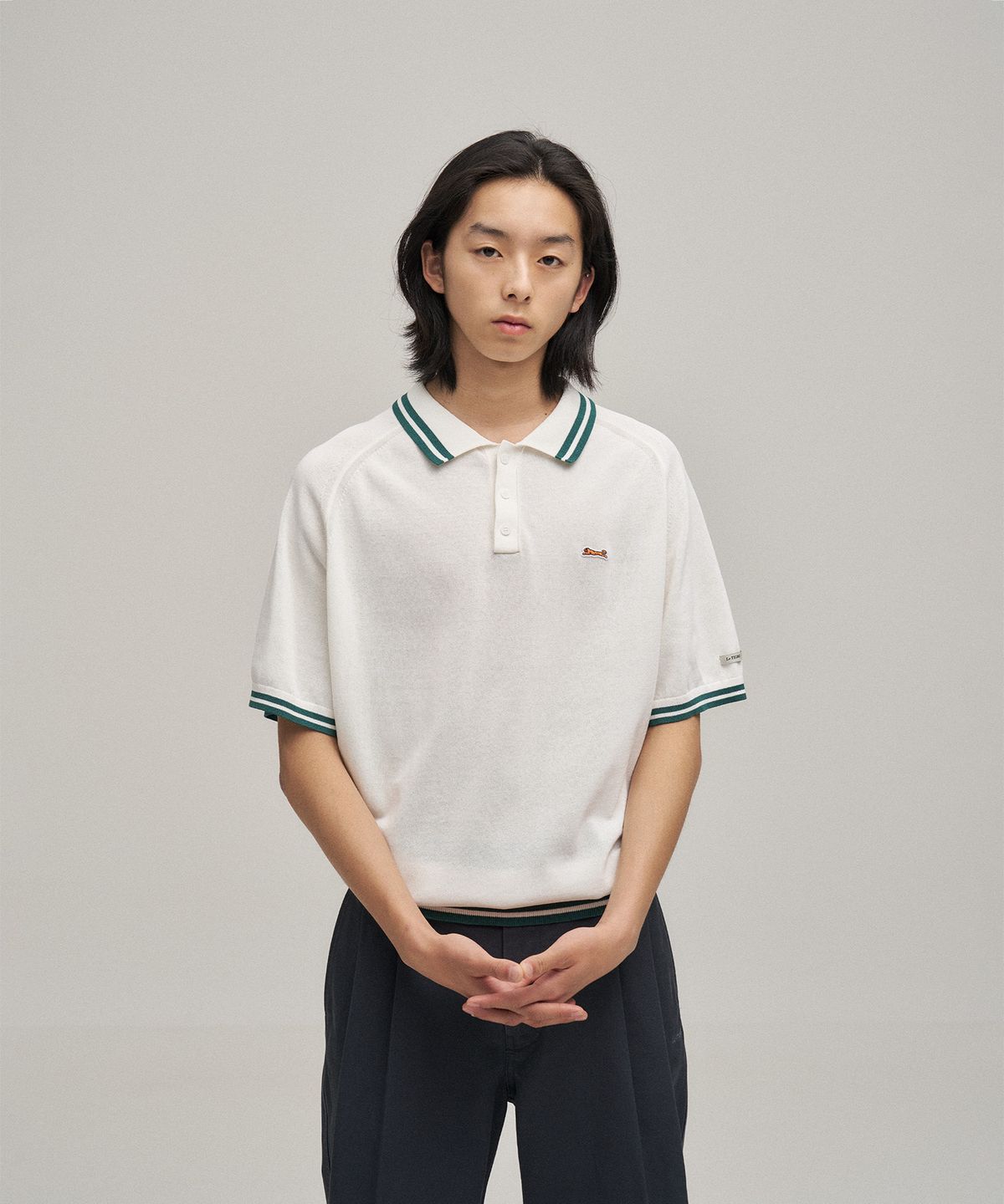 르티그레(LE TIGRE) Tennis polo knit (Off White)