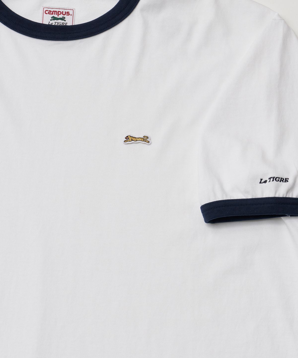 르티그레(LE TIGRE) Classic Ringer T-shirt (Off White)