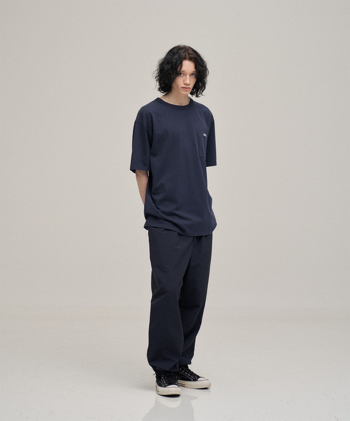 르티그레(LE TIGRE) Classic Pocket T-shirts (Navy)