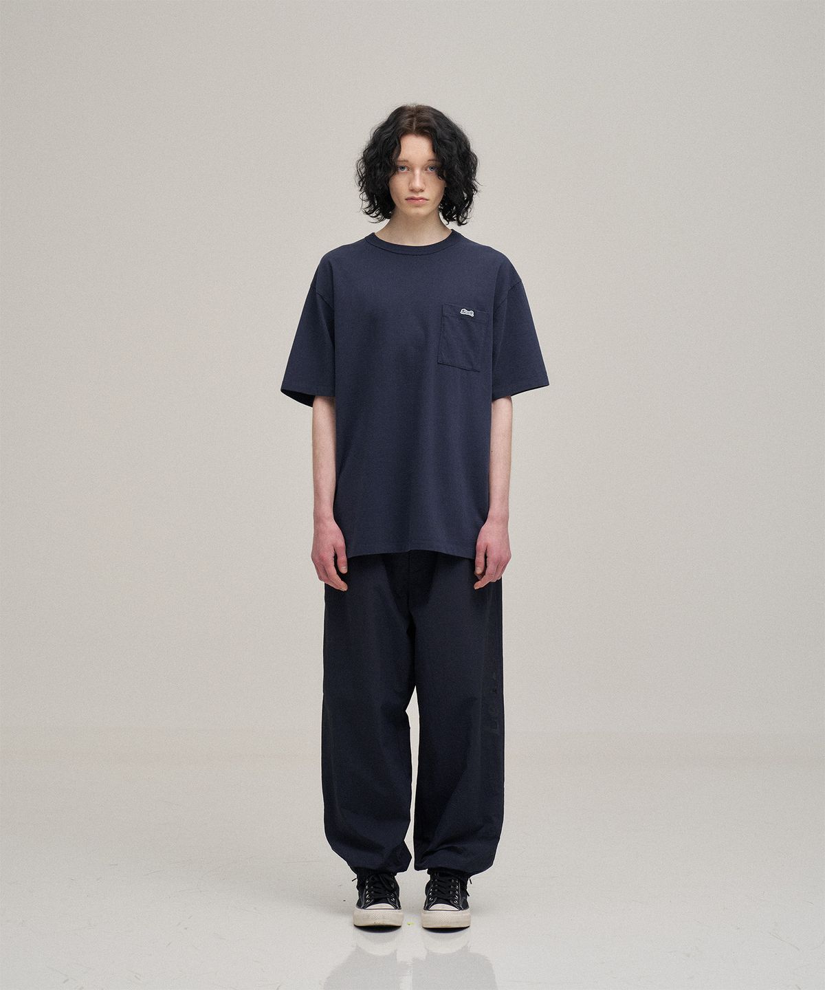 르티그레(LE TIGRE) Classic Pocket T-shirts (Navy)