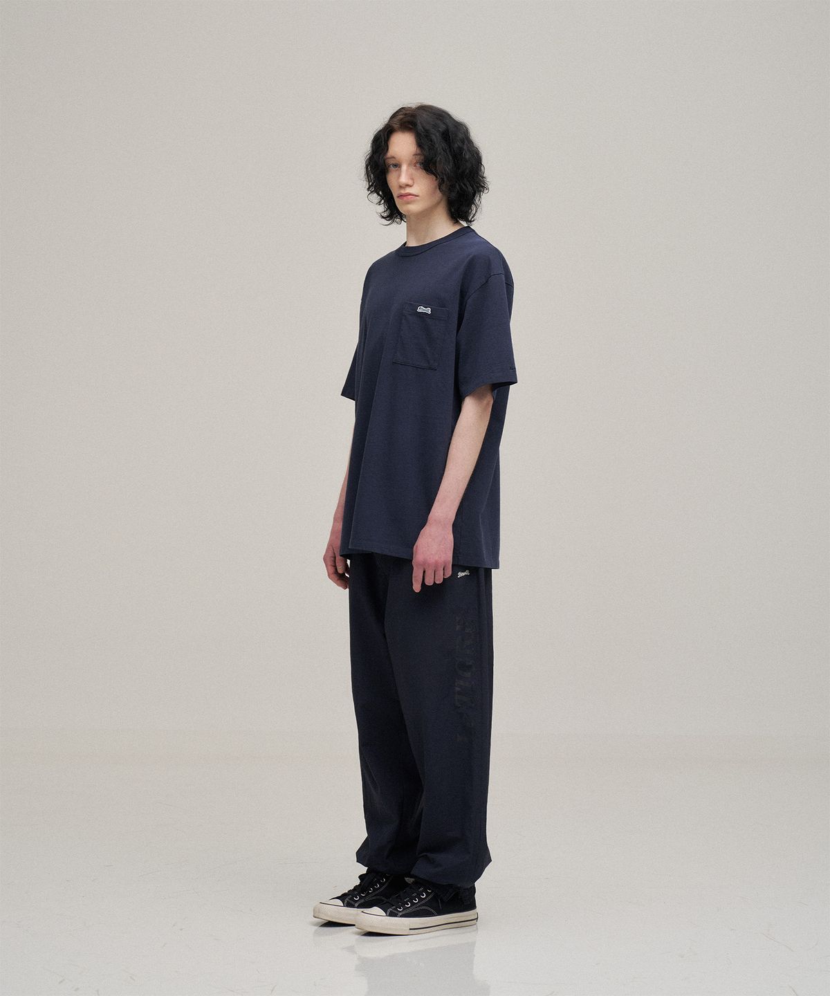 르티그레(LE TIGRE) Classic Pocket T-shirts (Navy)