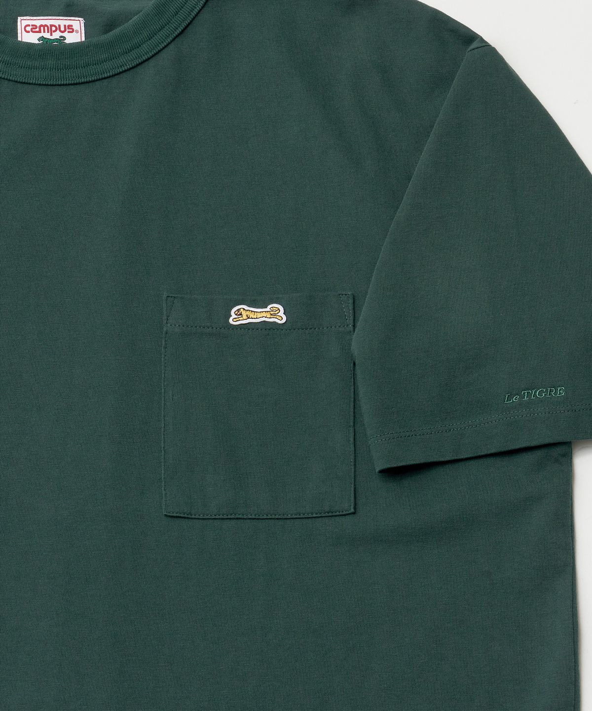 르티그레(LE TIGRE) Classic Pocket T-shirts (Forest)