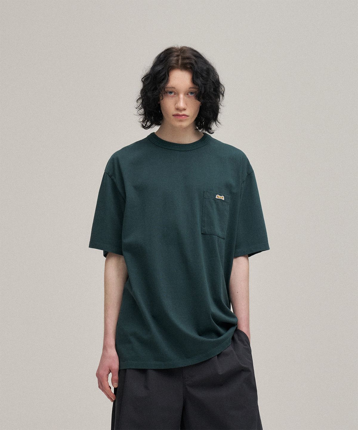 르티그레(LE TIGRE) Classic Pocket T-shirts (Forest)
