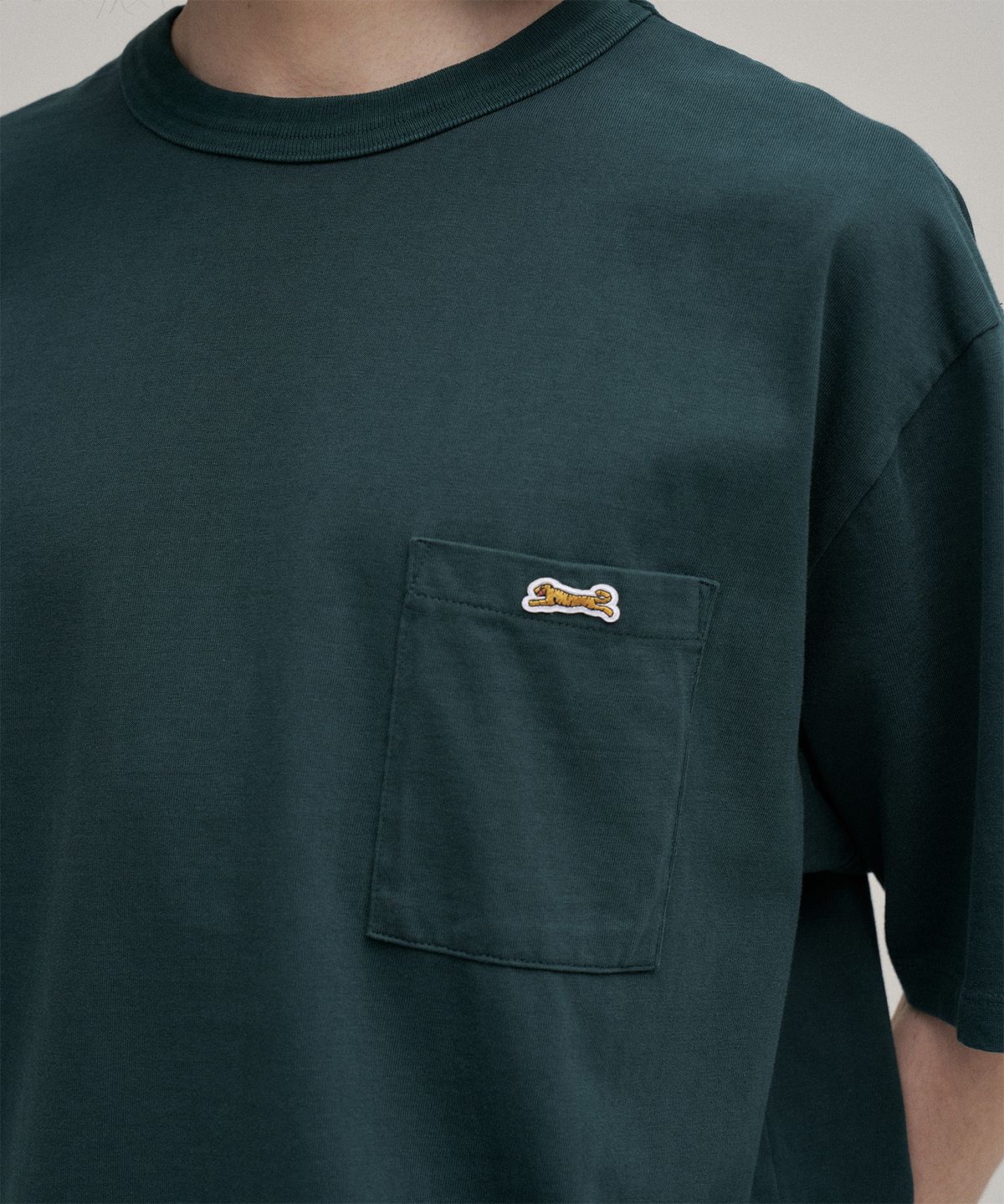 르티그레(LE TIGRE) Classic Pocket T-shirts (Forest)