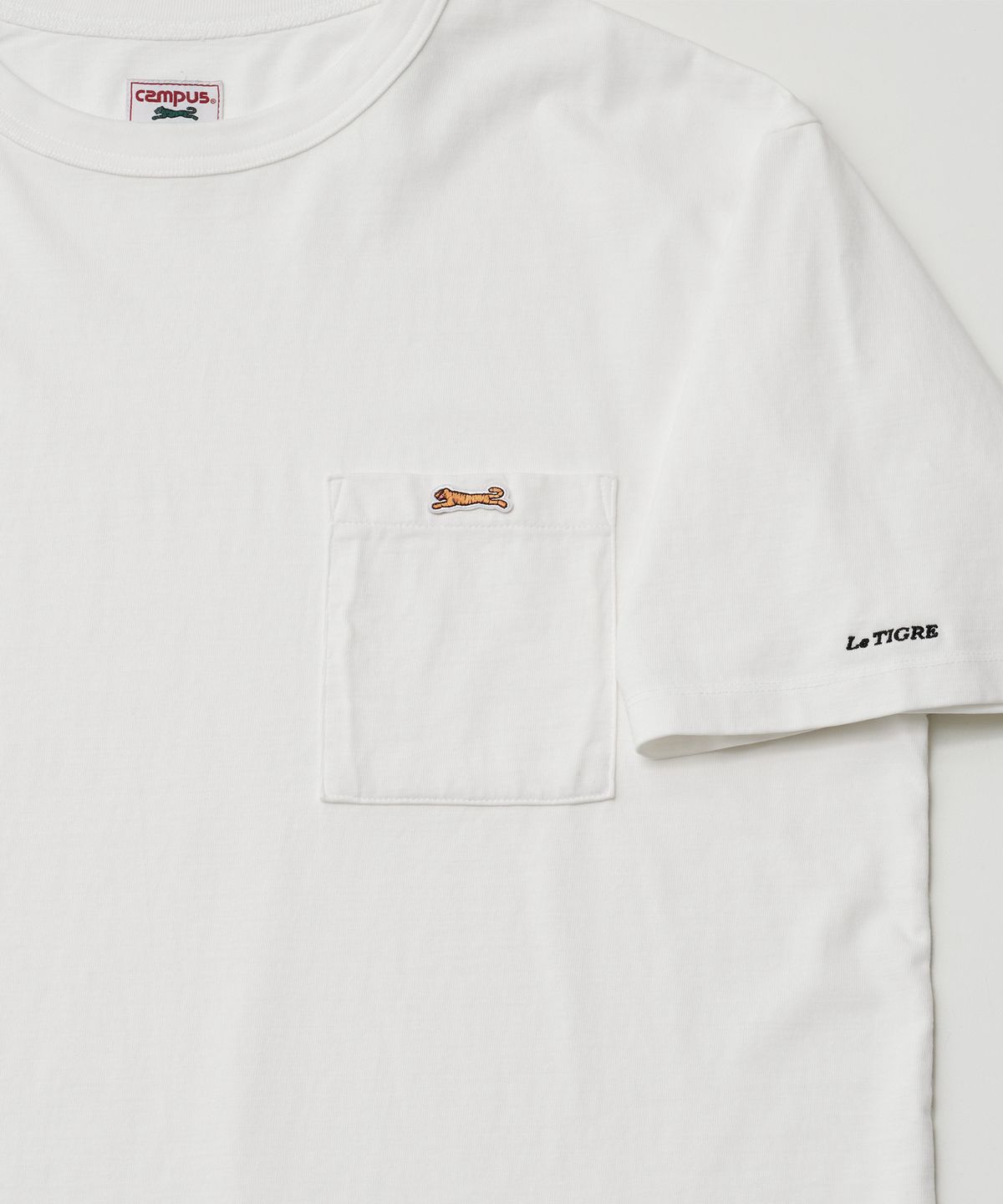 르티그레(LE TIGRE) Classic Pocket T-shirts (Off White)
