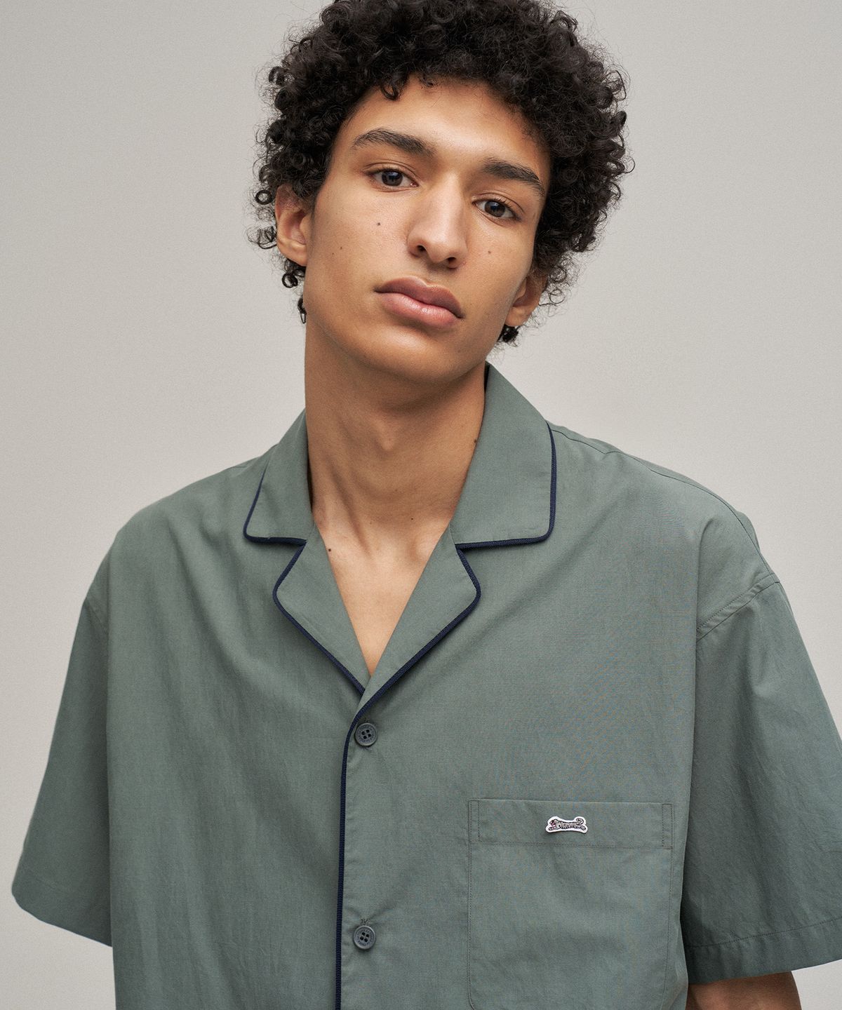 르티그레(LE TIGRE) Tencel Pajamas Shirt (Slate Gray)