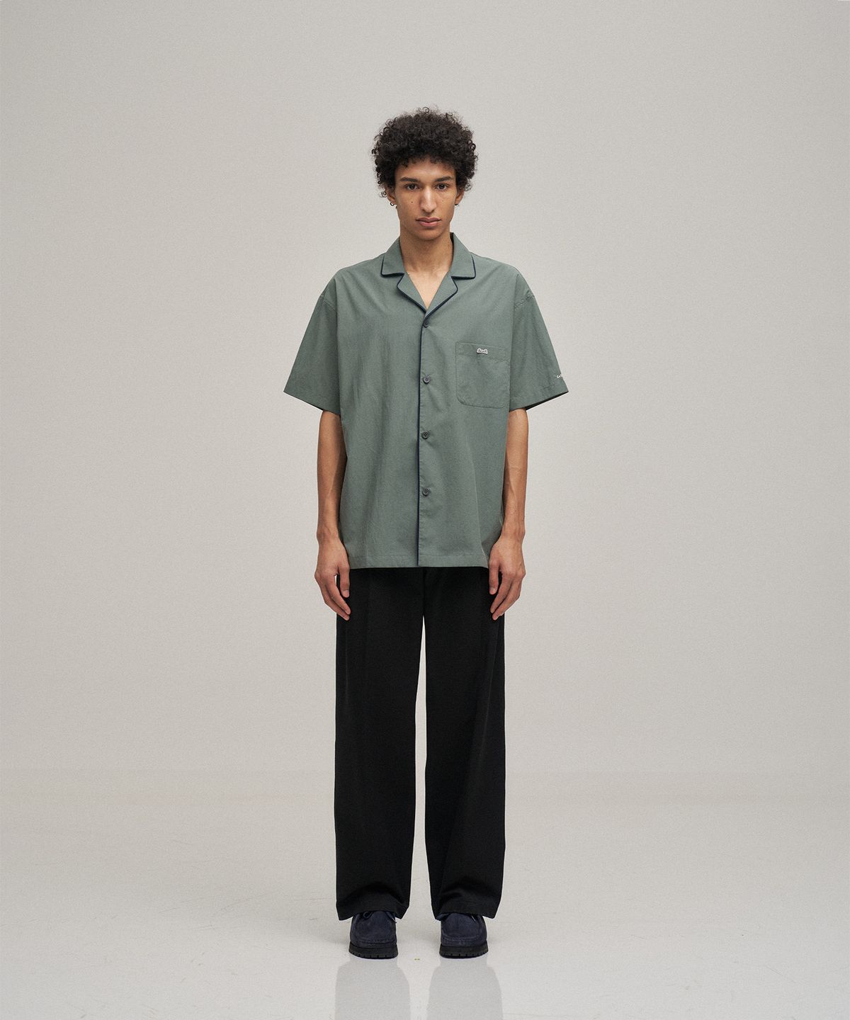 르티그레(LE TIGRE) Tencel Pajamas Shirt (Slate Gray)
