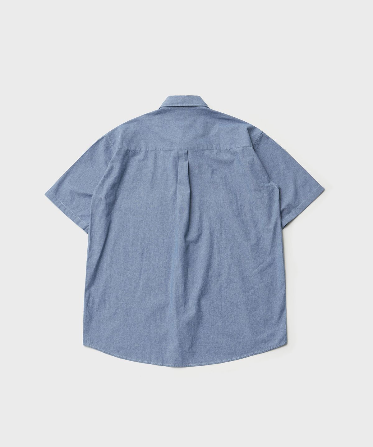 르티그레(LE TIGRE) Oxford Short Sleeve Shirt (Mid Blue)