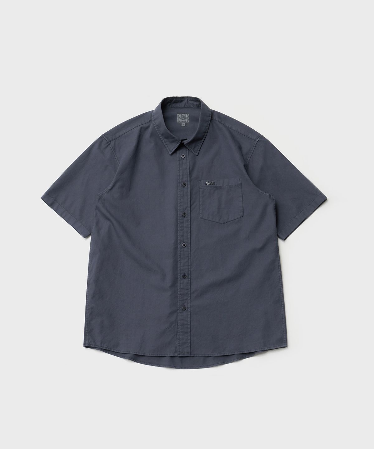 르티그레(LE TIGRE) Oxford Short Sleeve Shirt (Navy)
