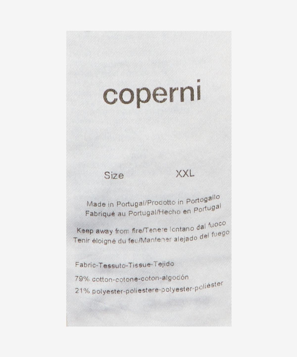 코페르니(COPERNI) 바스크 로고  후드 - 그레이:블랙프린트 / COPJS119F5010GRYBLK