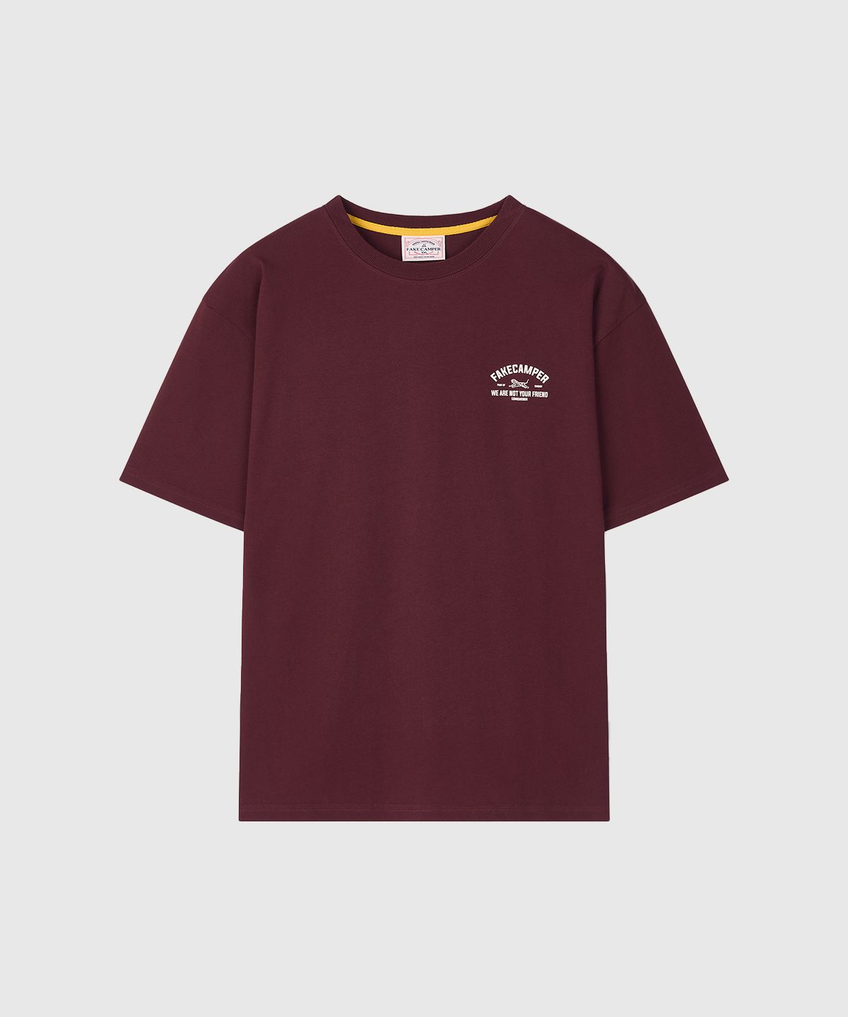 페이크캠퍼(FAKE CAMPER) 타이거 오리지널 빈티지 반팔티셔츠 [WINE]