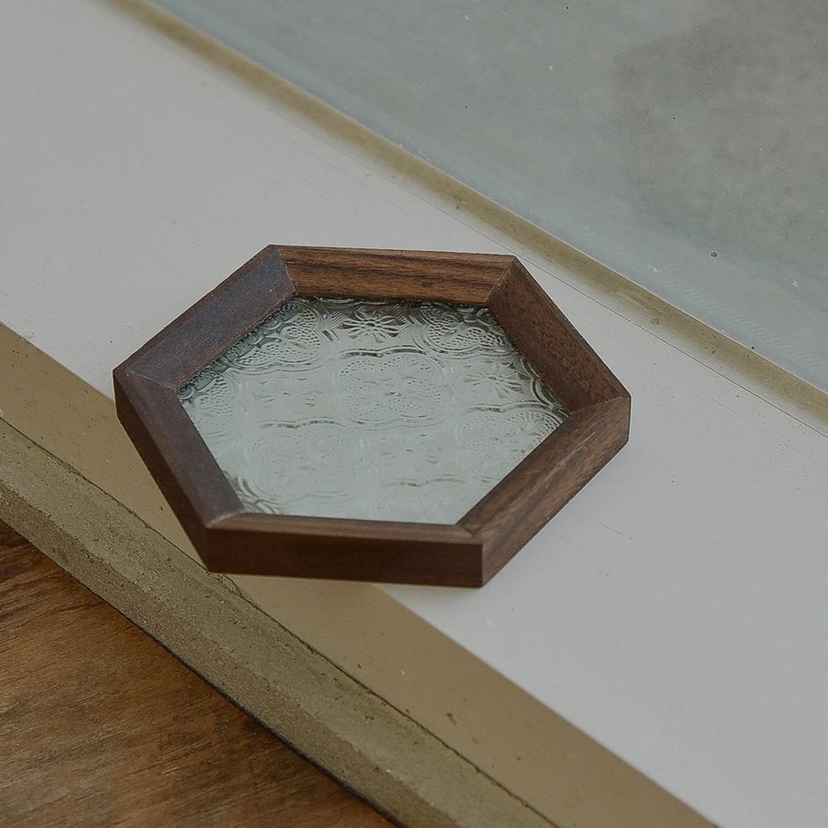 레트로핑거(RETROFINGER) 우드플로라미니트레이 #Wood flora glass mini tray (2Type)